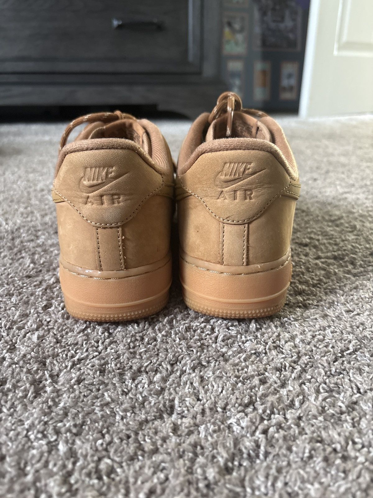 Nike Nike AF1 Flax Wheat Size US 8.5 / EU 41-42 - 4 Thumbnail