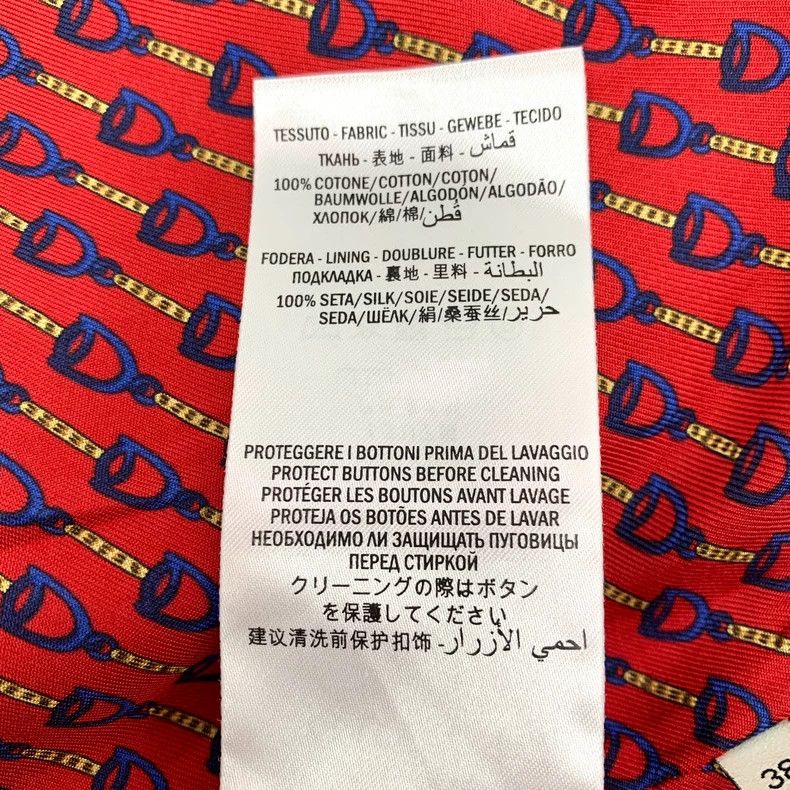 Gucci Gucci Dark blue cotton round-neck single-breasted long-sle Size XS / US 0-2 / IT 36-38 - 8 Thumbnail