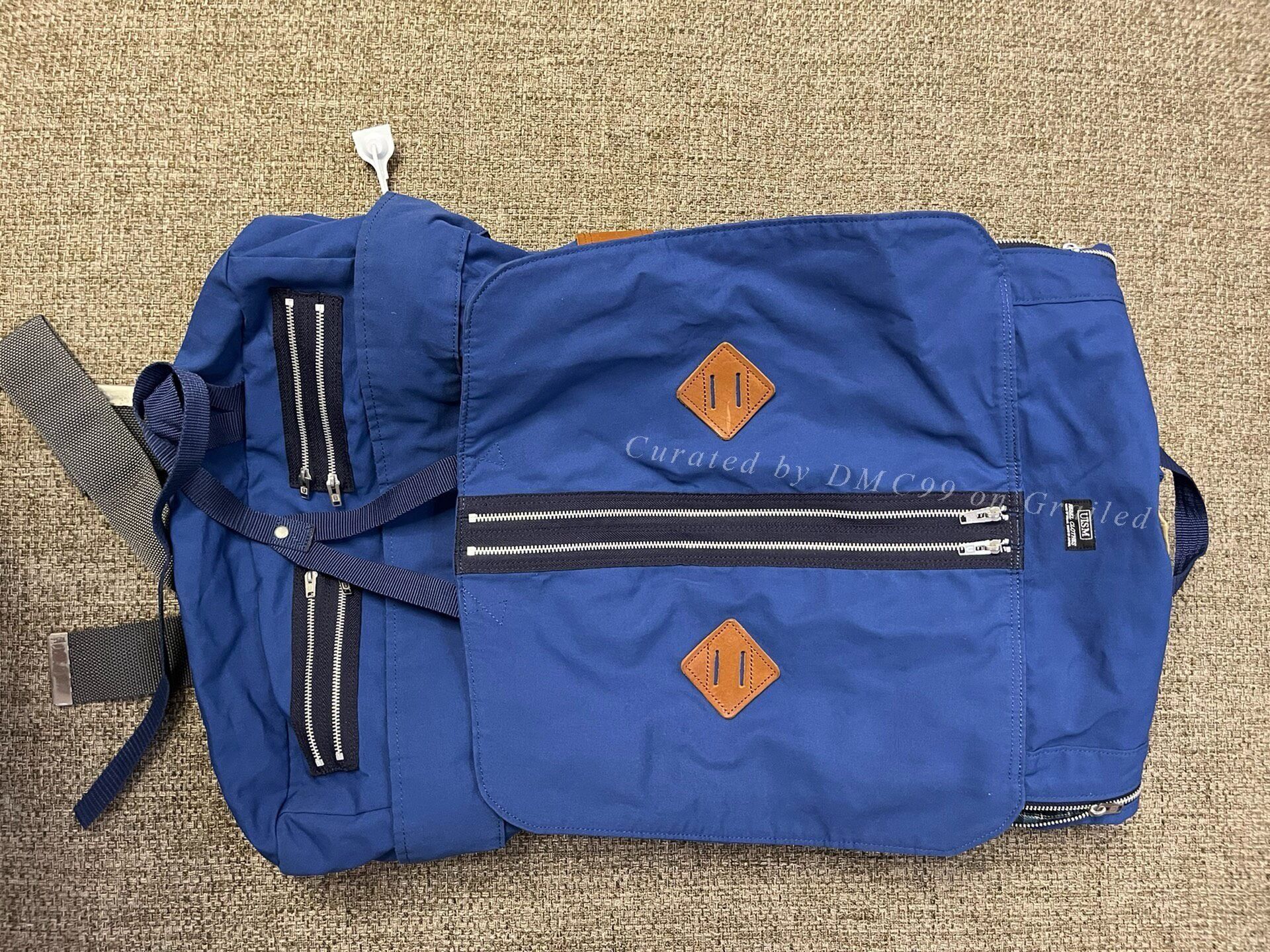 Undercover Undercover ISM Blue Limited Multi-Zip Backpack Size ONE SIZE - 1 Thumbnail