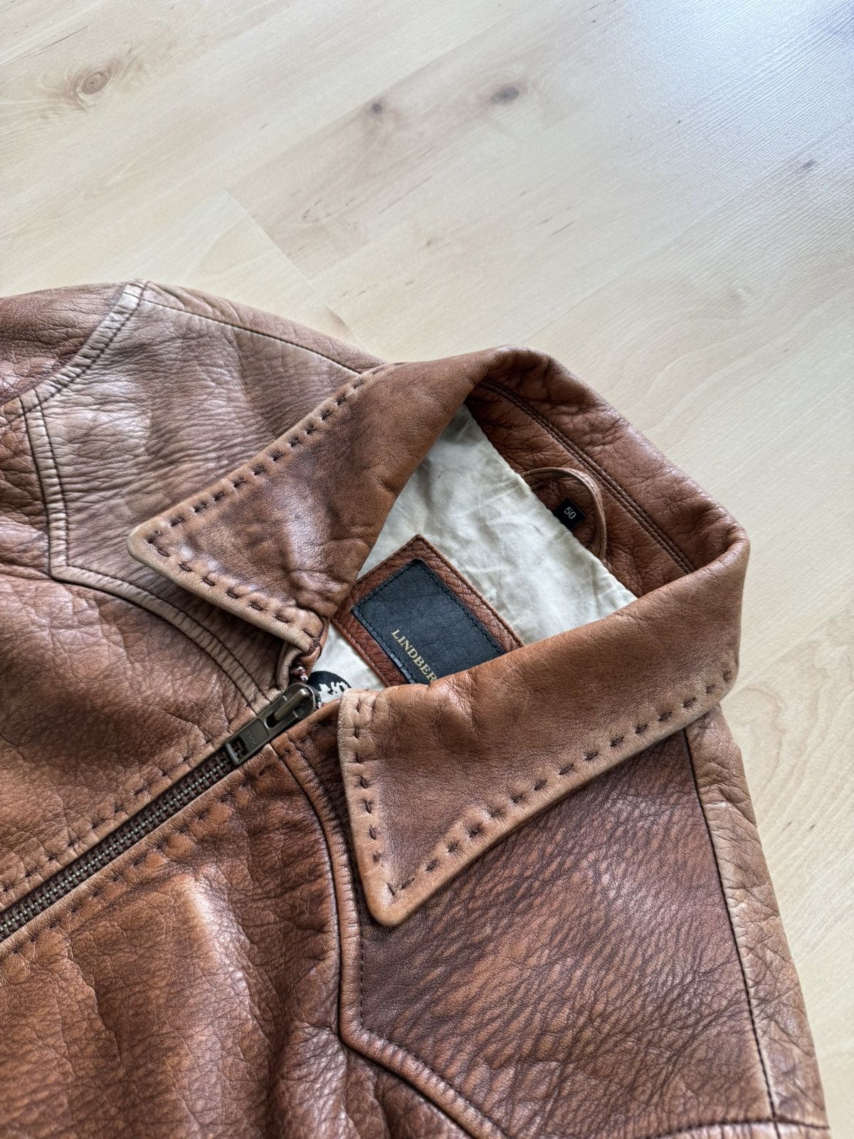 Lindbergh Lindbergh aviator leather jacket Size US M / EU 48-50 / 2 - 7 Thumbnail