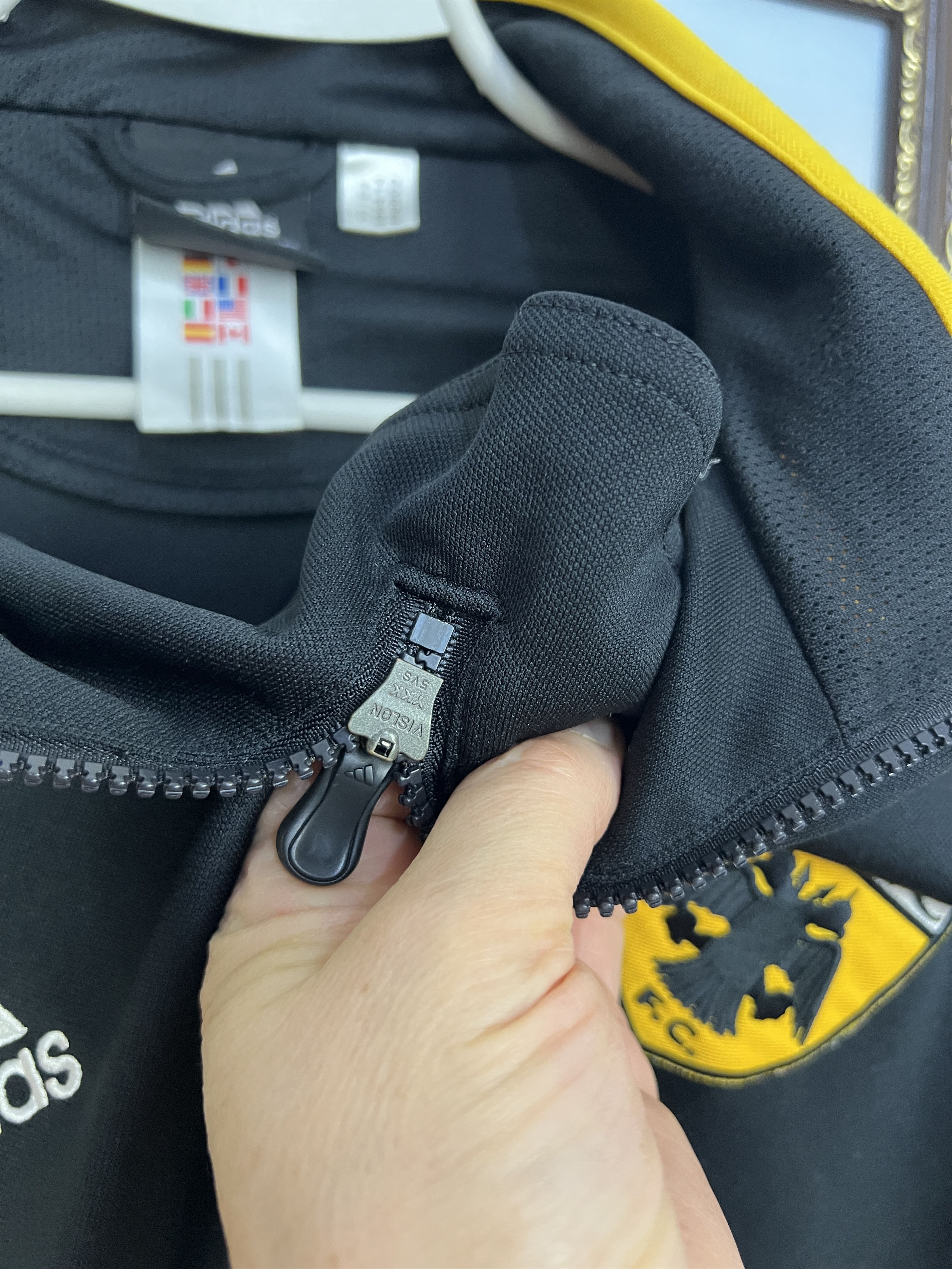 Adidas AEK Athens Football Train Jacket Soccer Track Top Rare Size US XL / EU 56 / 4 - 5 Thumbnail