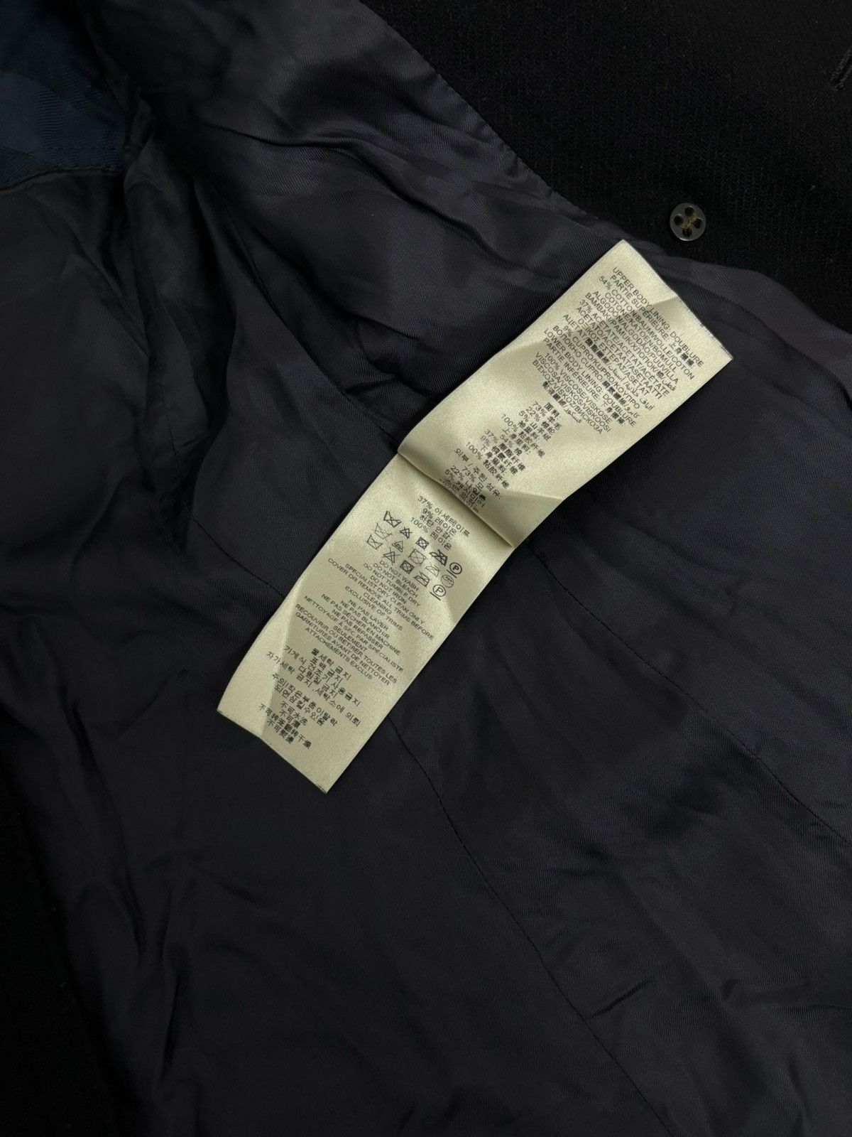 Burberry × Vintage Burberry Brit double-breasted peacoat Size XS / US 0-2 / IT 36-38 - 12 Thumbnail