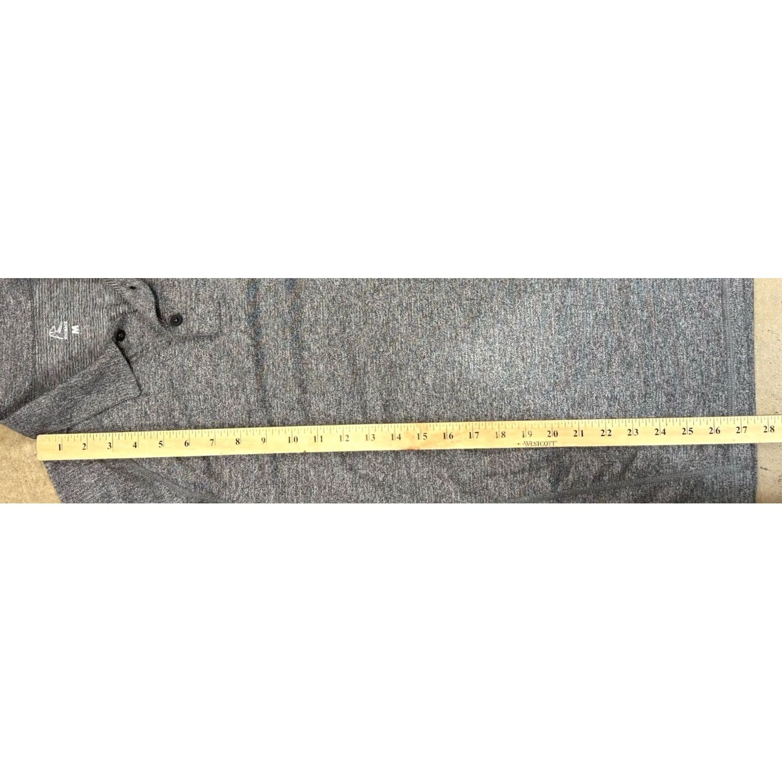 Vintage Rhoback Golf Polo Shirt Men’s M Heathered Grey Performance Preppy Blitz Tech Size US M / EU 48-50 / 2 - 8 Thumbnail
