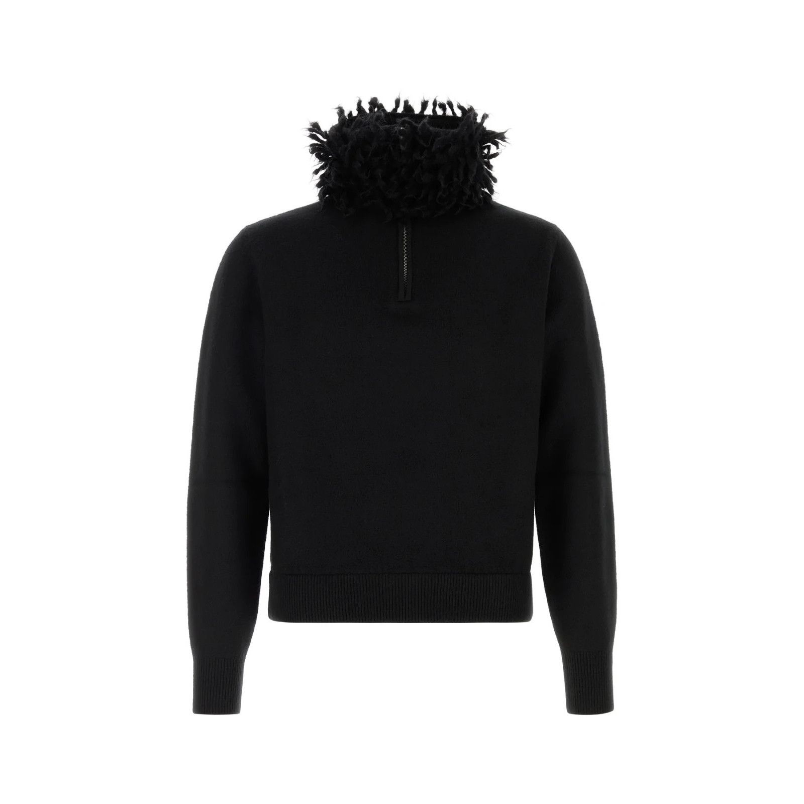 Alexander McQueen ALEXANDER MCQUEEN Black Wool Blend Sweater New & Authentic ( Size US M / EU 48-50 / 2 - 1 Thumbnail