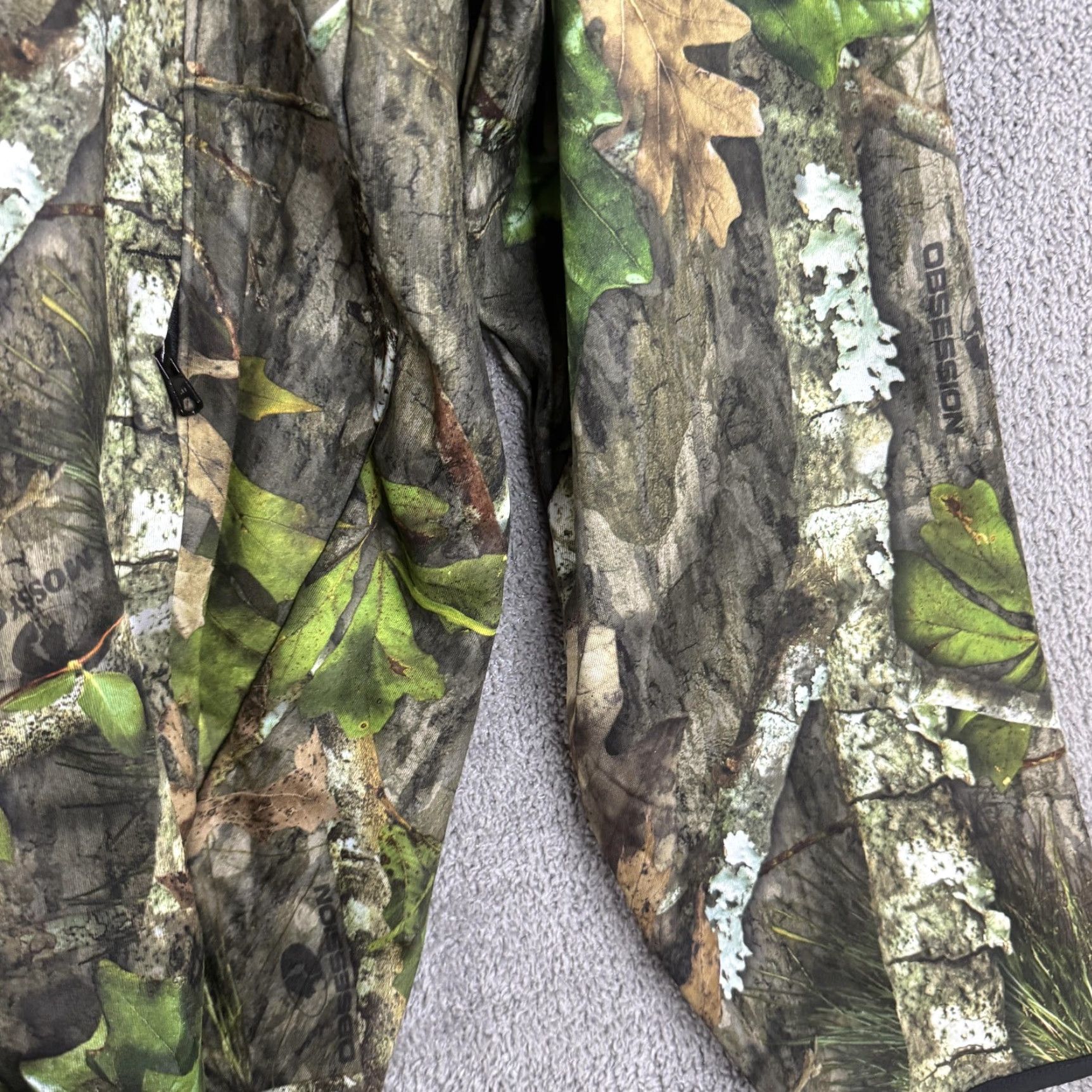 Vintage Mossy Oak Hoodie Mens 3XL Green Camo Tech Pullover Face Gaiter Fleece Hunting Size US XXL / EU 58 / 5 - 5 Thumbnail