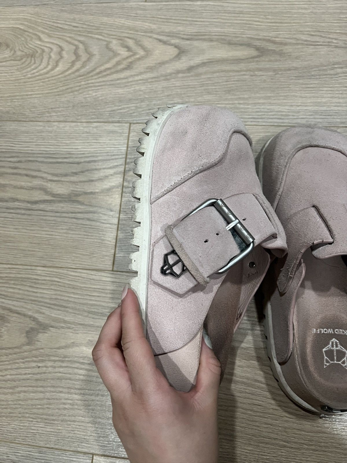 NAKED WOLFE Naked Wolfe Platform Mules - Blush/White Size US 7 / IT 37 - 5 Thumbnail