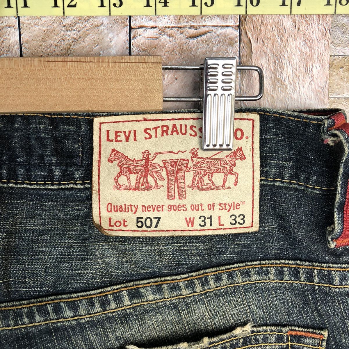 Levi's 507 Levis Blue Denim jeans Pants #7571 Size US 31 - 20 Thumbnail