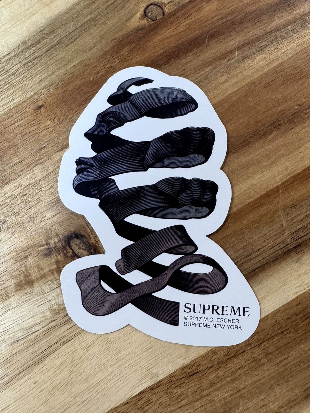 Supreme Supreme M.C. Escher Ribbons Face Sticker Size ONE SIZE - 2 Thumbnail
