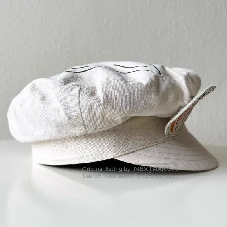 Vivienne Westwood Vivienne Westwood Love Me Piggy Saturn Badge Newsboy Hat Size ONE SIZE - 5 Thumbnail