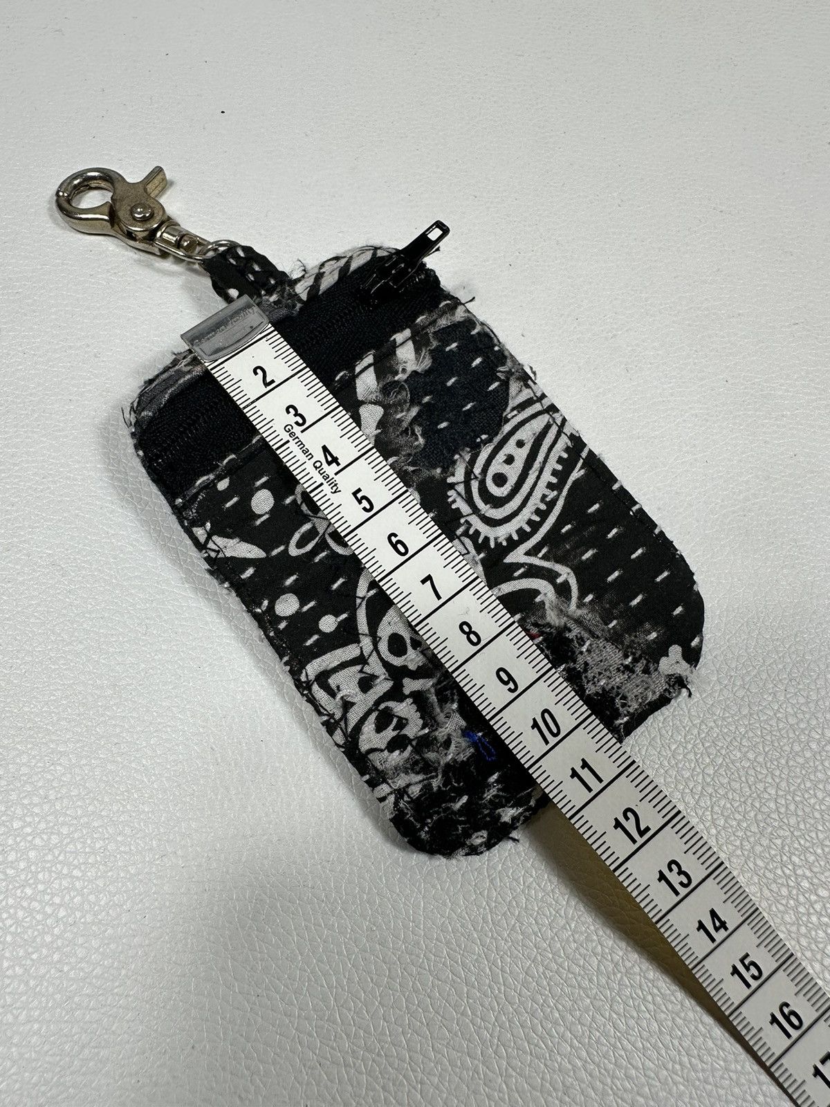Other Custom Made Distressed Paisley Patchwork Keychain Wallet Size ONE SIZE - 7 Thumbnail