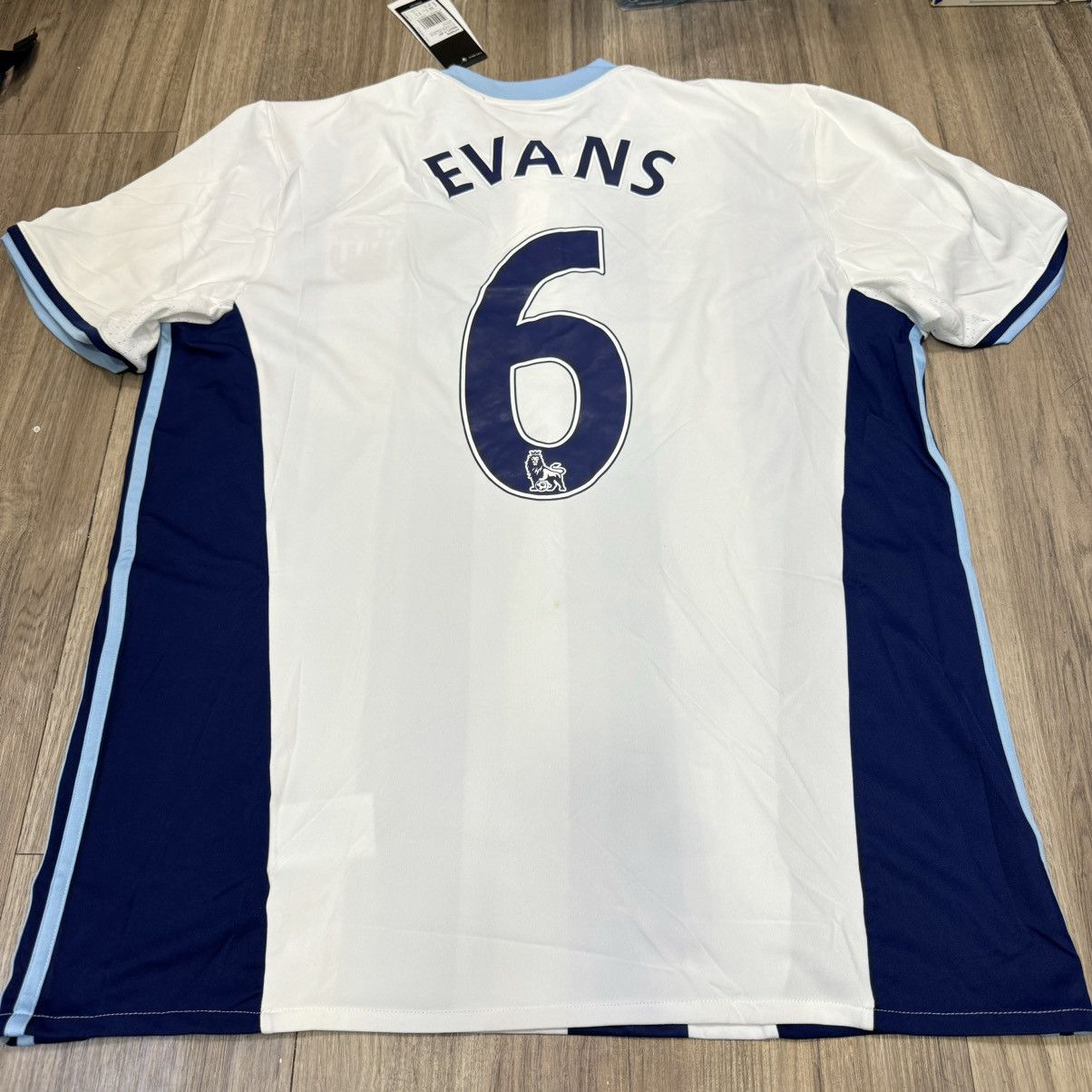 Adidas west bromwich 16/17 home shirt #6 Evans (bnwt) Size US XL / EU 56 / 4 - 2 Thumbnail