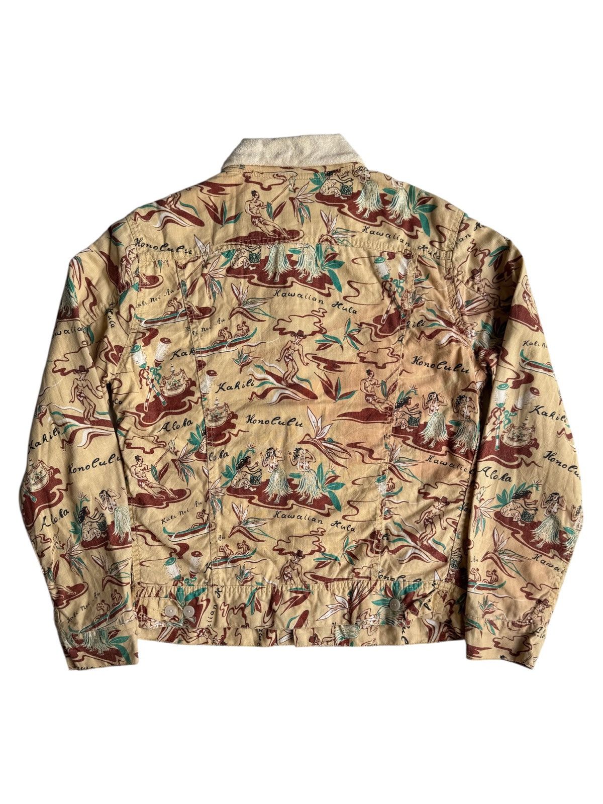 Lee VERY RARE VINTAGE JACKET TRUCKER LEE SURF RIDER OVER PRINT Size US M / EU 48-50 / 2 - 2 Thumbnail