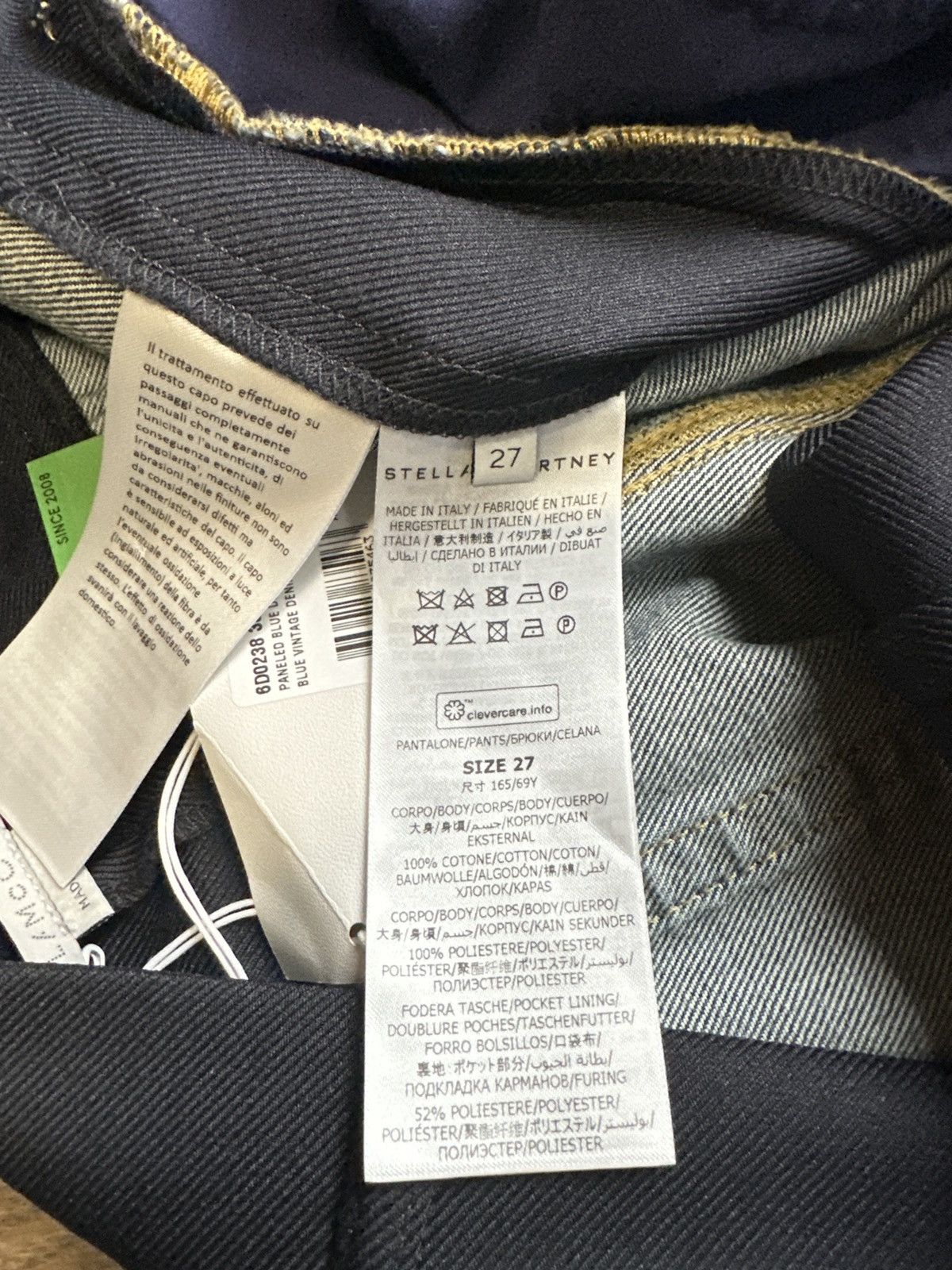 Stella McCartney $990 FW23 Runway Hybrid twill denim Size US 30 / EU 46 - 7 Thumbnail