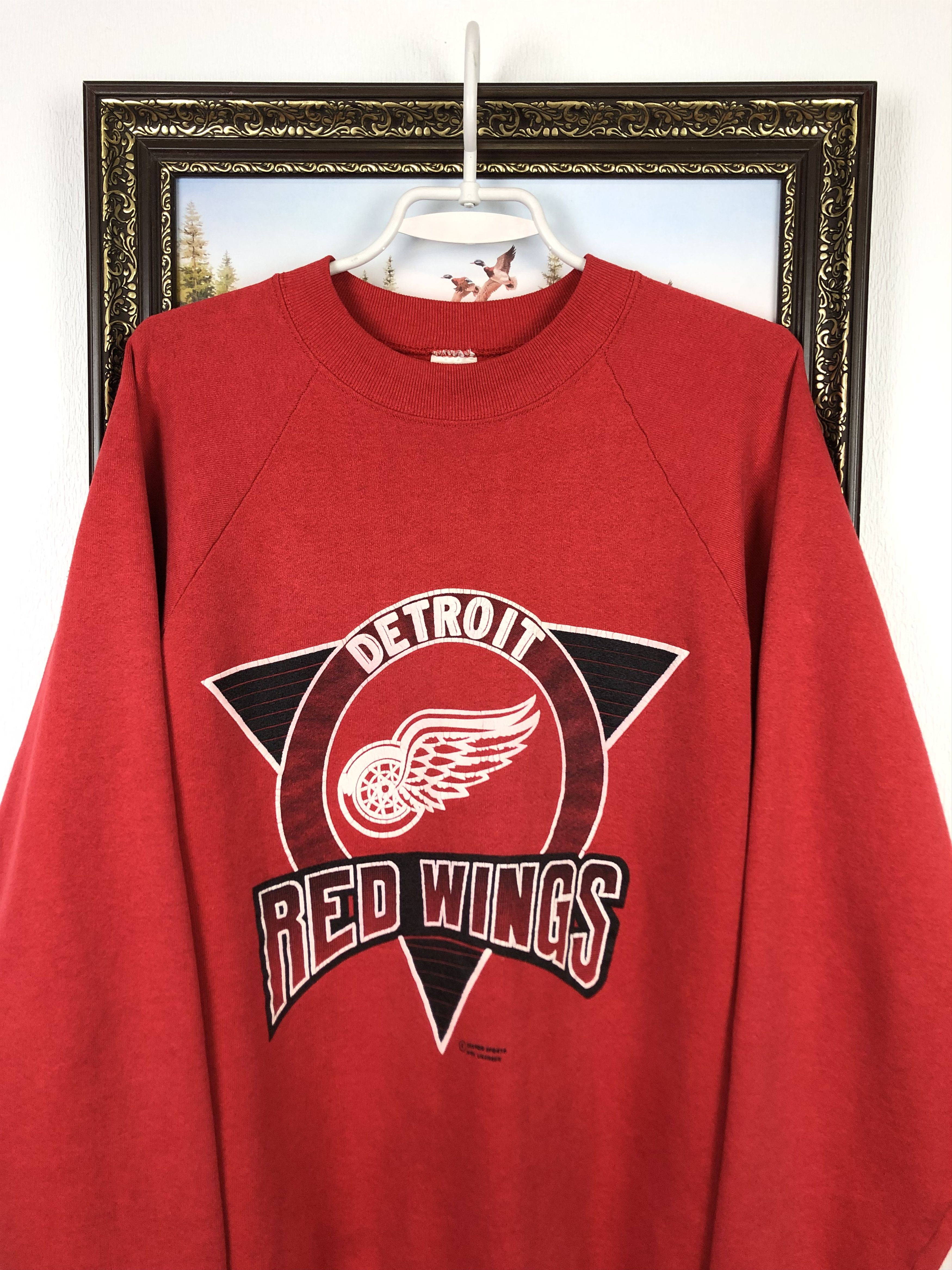NHL Vintage 90 Detroit Red Wings Crewneck Sweatshirt NHL Hockey Size US XL / EU 56 / 4 - 2 Thumbnail