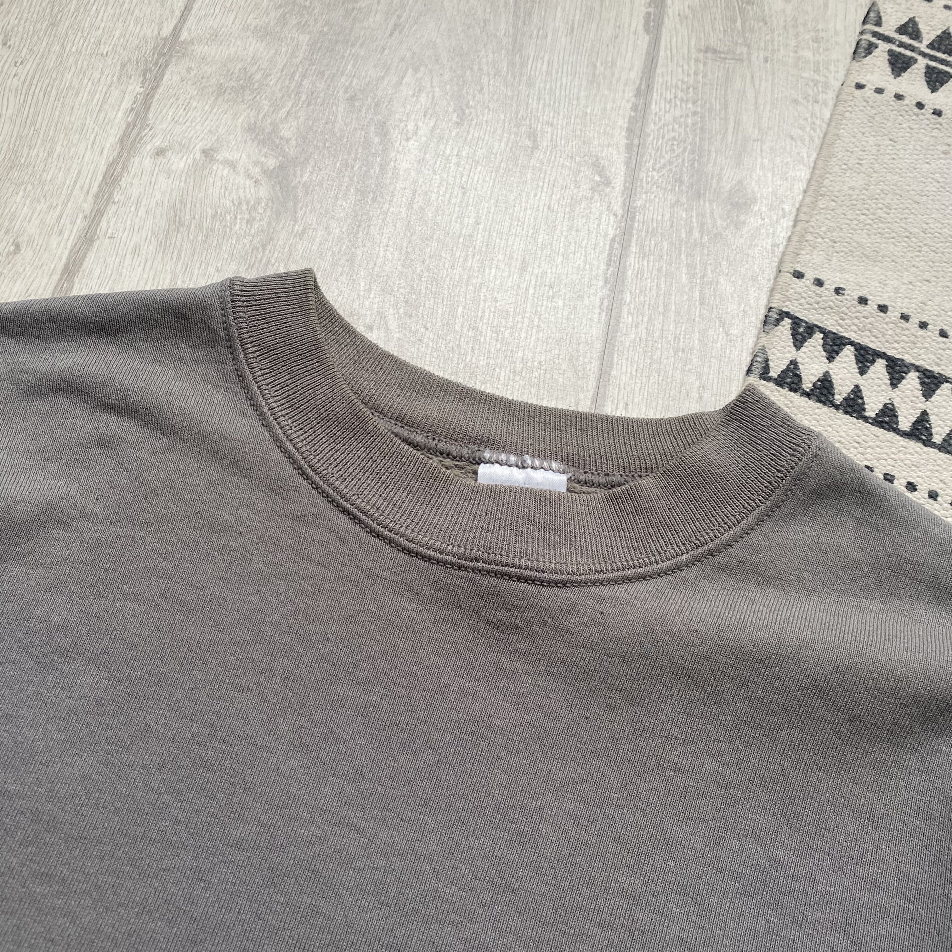 Fruit Of The Loom Vintage 90s FotL USA Blank Sweatshirt mini logo Size US L / EU 52-54 / 3 - 6 Thumbnail