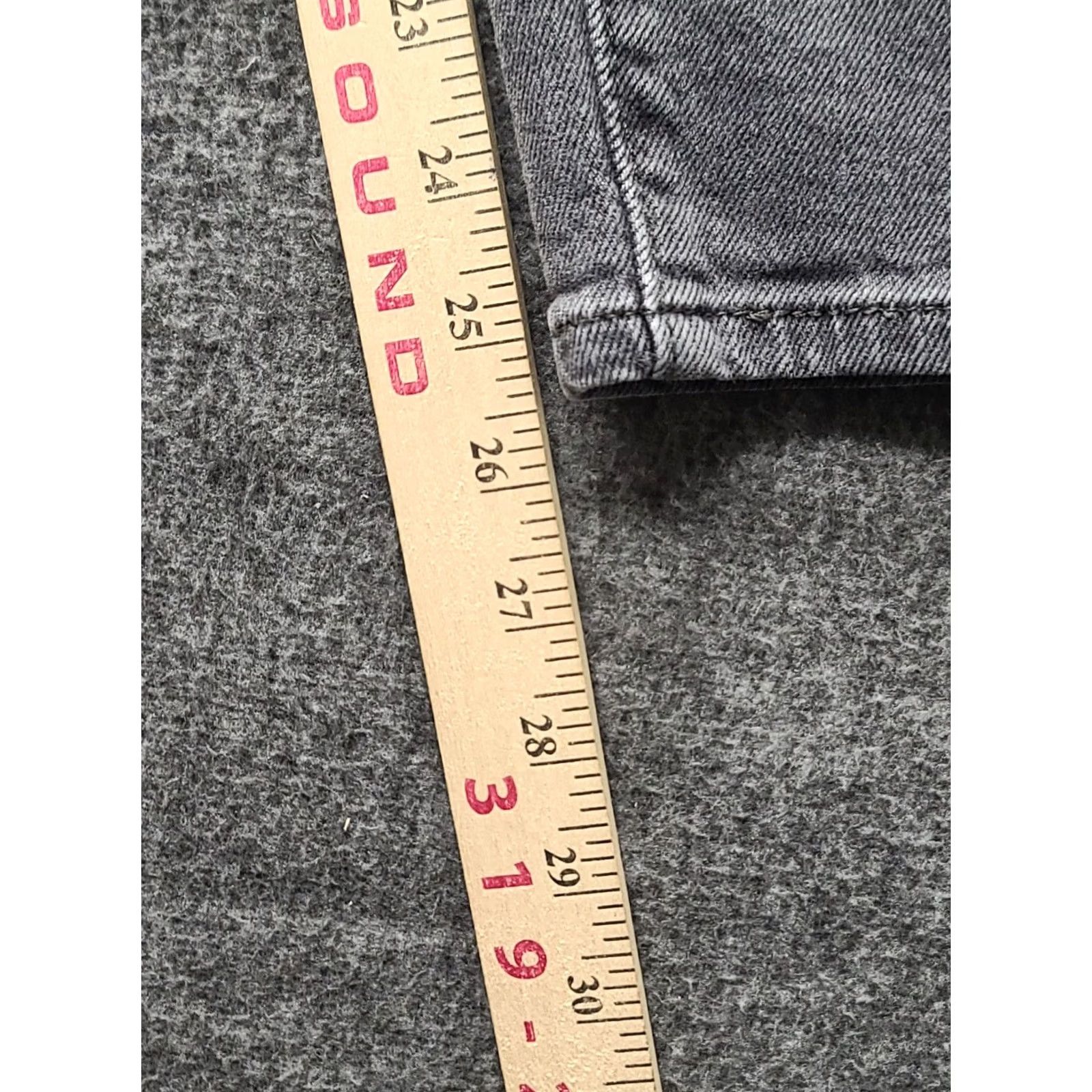 Levi's VINTAGE Levi's Silvertab Jeans Womens 26x27 Mom Skinny Fit Ankle Black Faded Grunge Y2K Womens Jeans Size 26" / US 2 / IT 38 - 5 Thumbnail