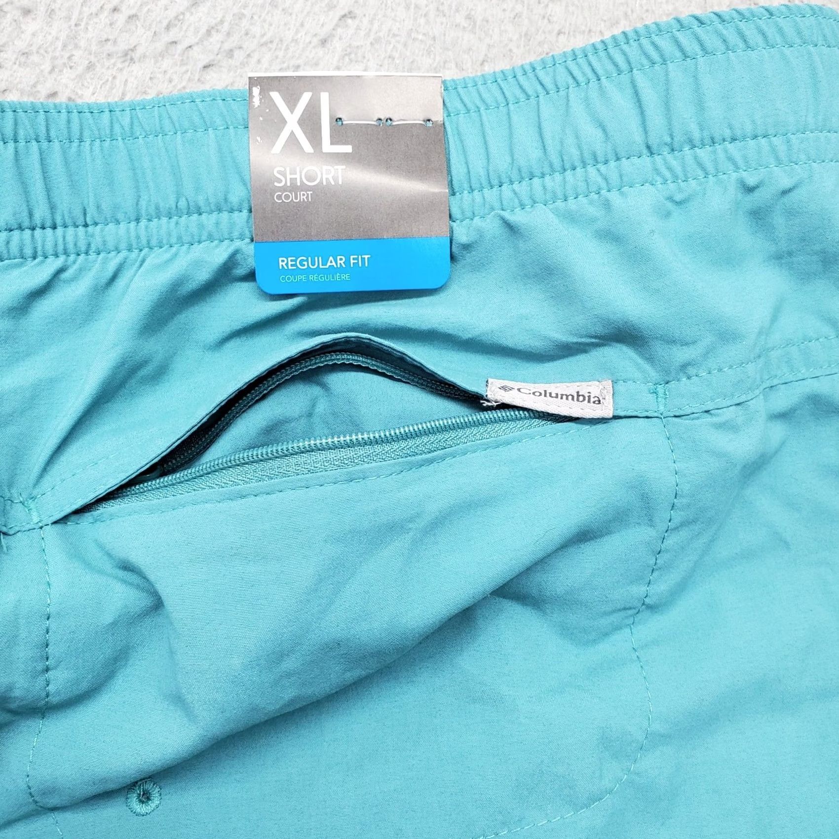 Vintage Columbia Womens XL Blue Sandy River Shorts Court Omni Shield Swim Bottom Sea Omn i Shield Women Size 40" / US 18 - 7 Thumbnail