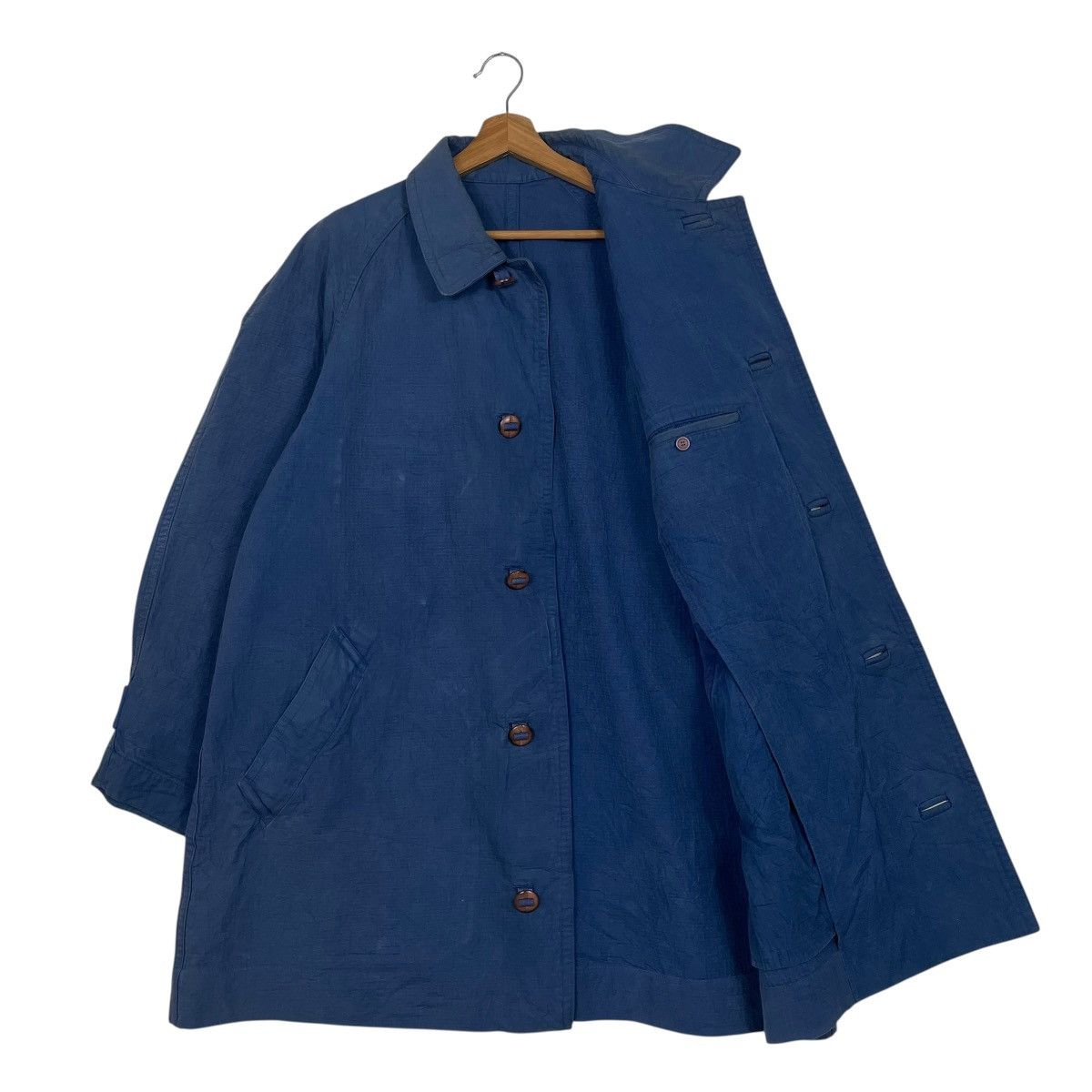 Issey Miyake Vintage 80s Issey Miyake Duck Canvas Jacket Size US L / EU 52-54 / 3 - 9 Thumbnail