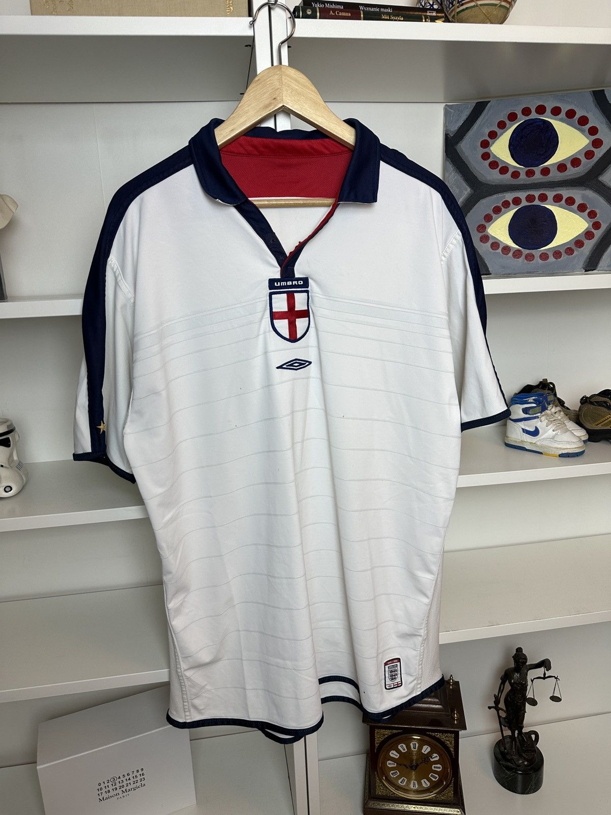 Umbro Vintage Umbro England 03 04 05 reversible soccer kit Size US XL / EU 56 / 4 - 1 Thumbnail