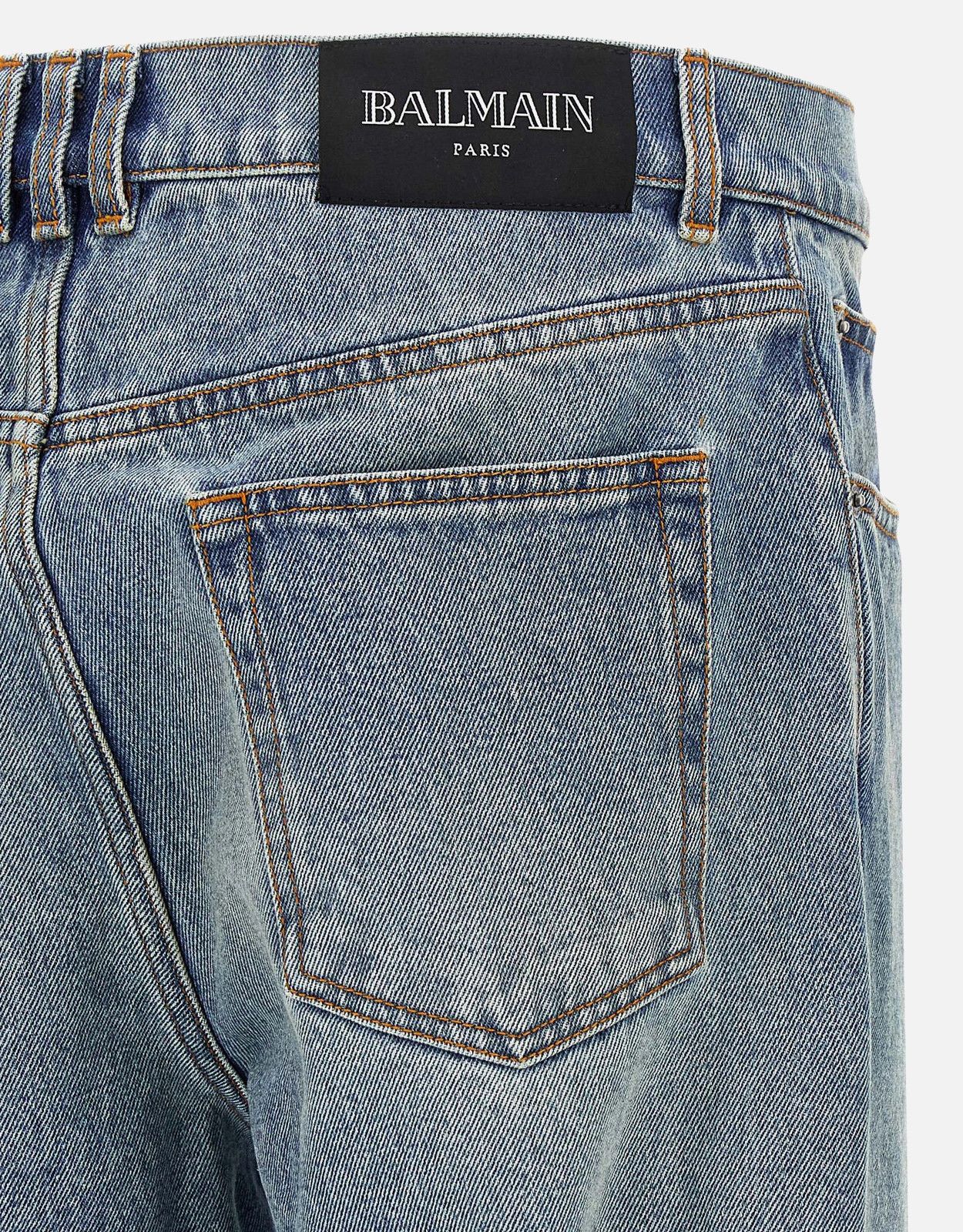 Balmain o1loc1c0526 Denim Jeans in Blue Size US 36 / EU 52 - 4 Thumbnail