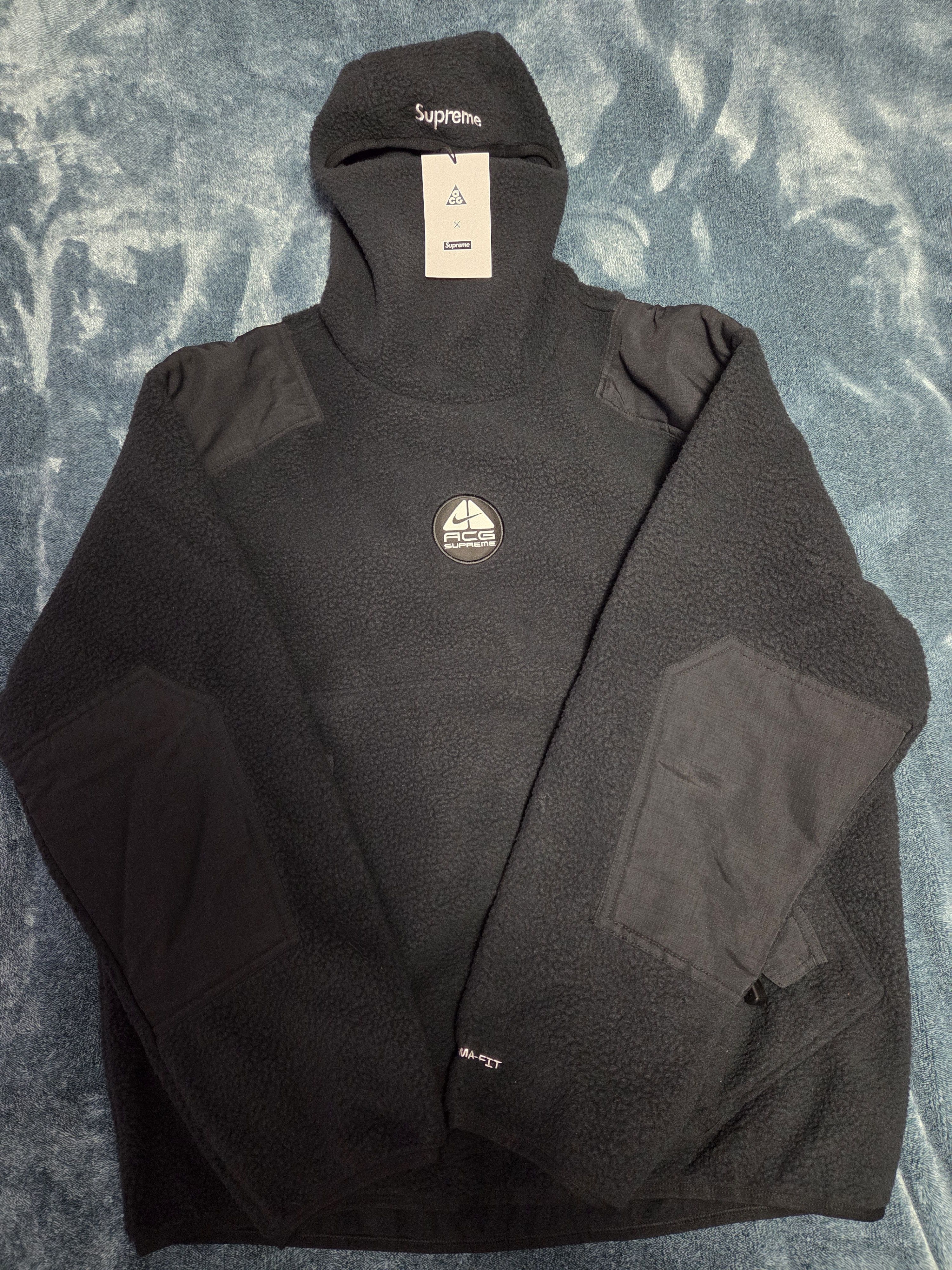Nike × Supreme Supreme Nike ACG Fleece Pullover Black Size US M / EU 48-50 / 2 - 2 Thumbnail