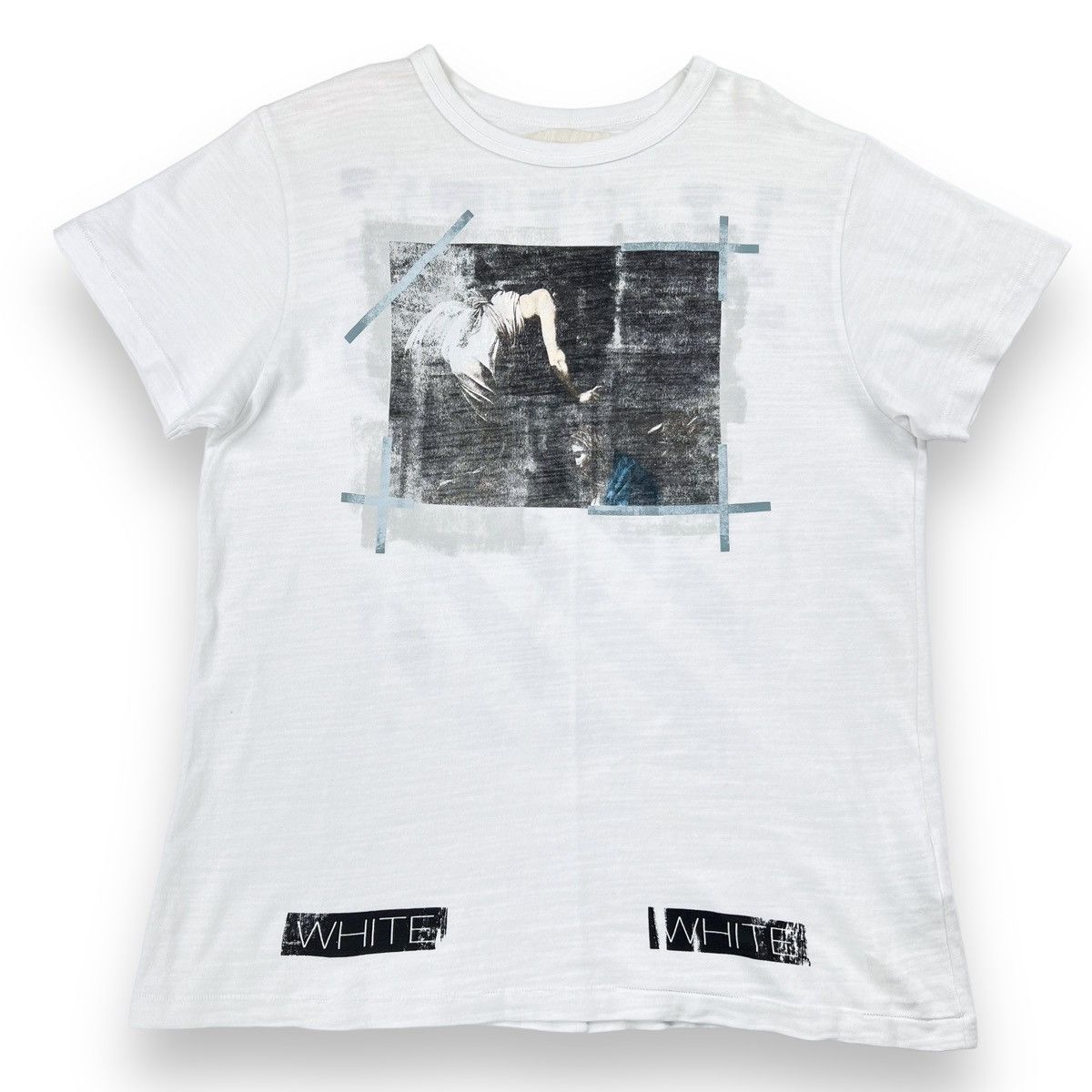Off-White Off-White Caravaggio White T Shirt Size US M / EU 48-50 / 2 - 2 Thumbnail