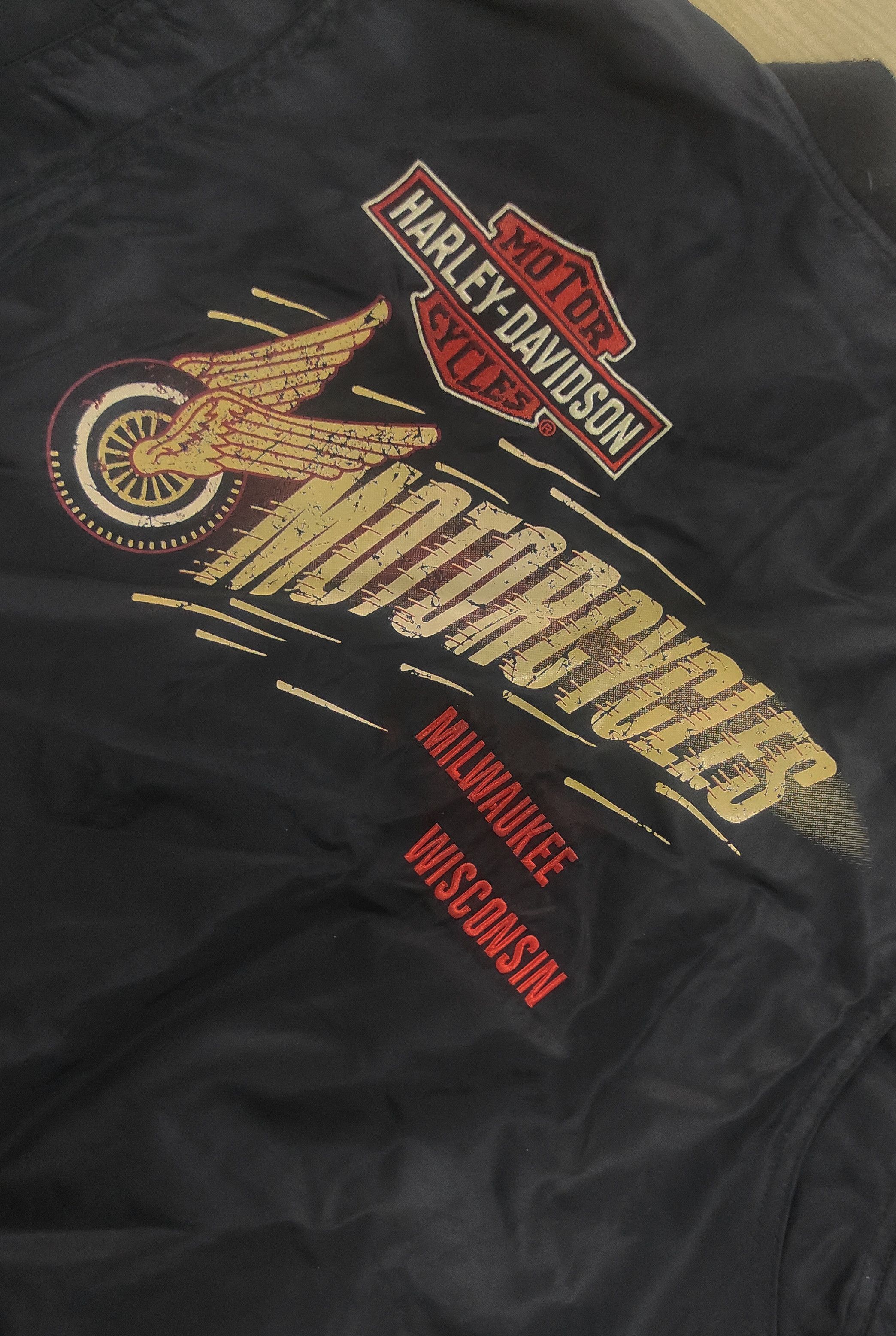 Harley Davidson × Vintage Vintage Harley Davidson Bomber Jacket Size US M / EU 48-50 / 2 - 7 Thumbnail