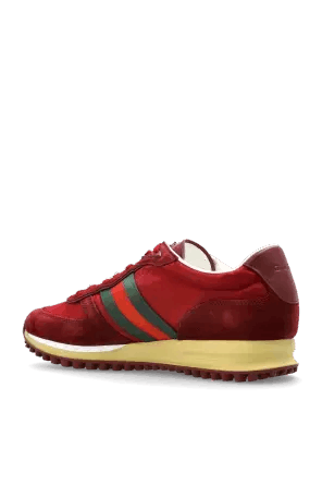 Gucci oc11z526 Men's Gucci Re-Motion Sneakers in Burgundy Size US 15 / EU 48 - 6 Thumbnail
