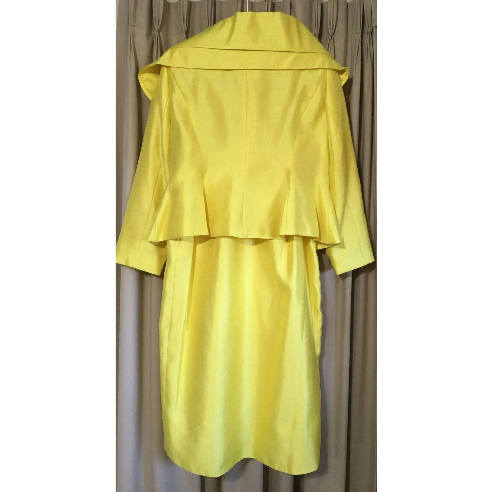 Other E Y Signature Especially Yours 14 Women’s Yellow Skirt Suit Size XL / US 12-14 / IT 48-50 - 3 Thumbnail
