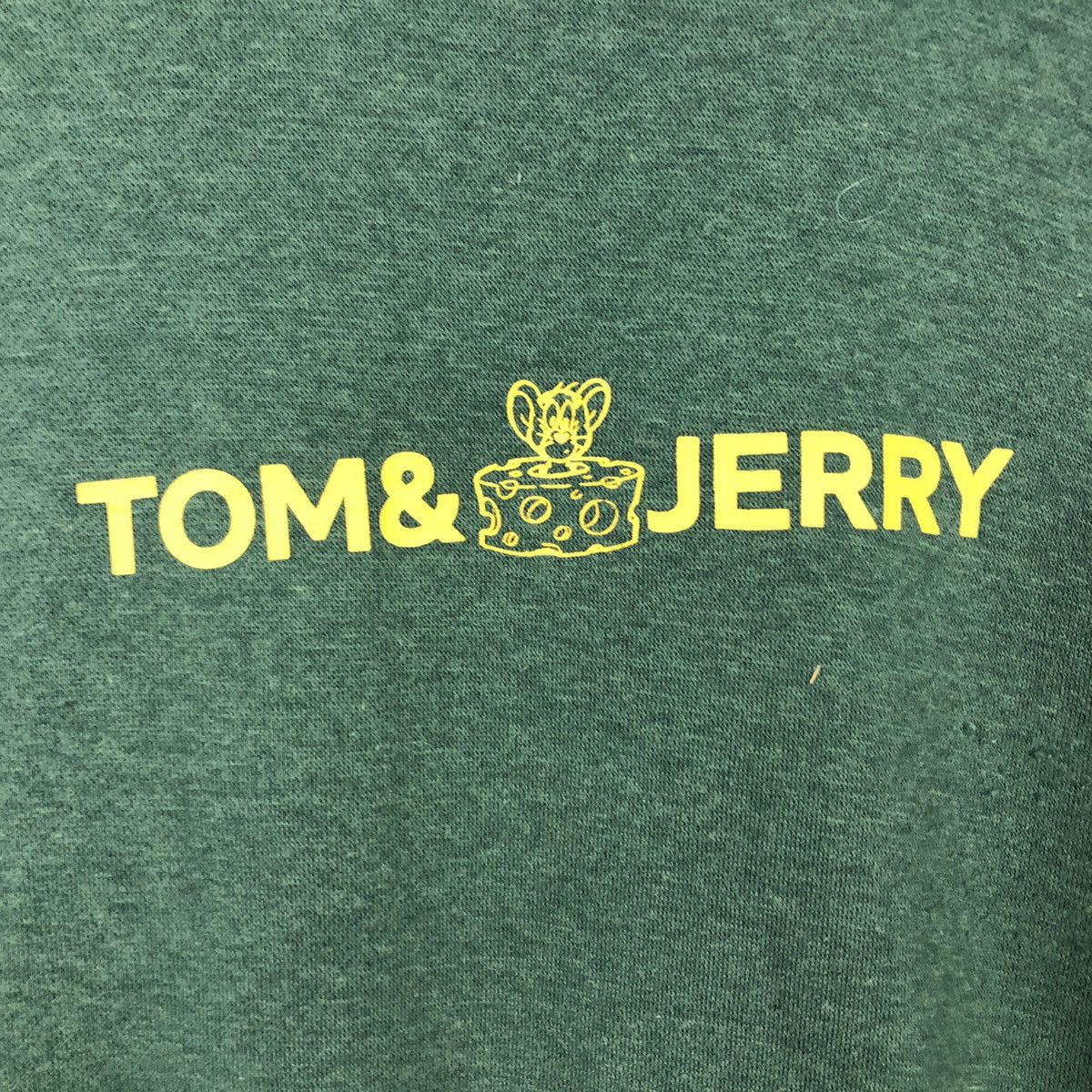 Cartoon Network 📌Rich Green Vintage Sweatshirt Cartoon Tom & Jerry Big Logo Size US M / EU 48-50 / 2 - 13 Thumbnail