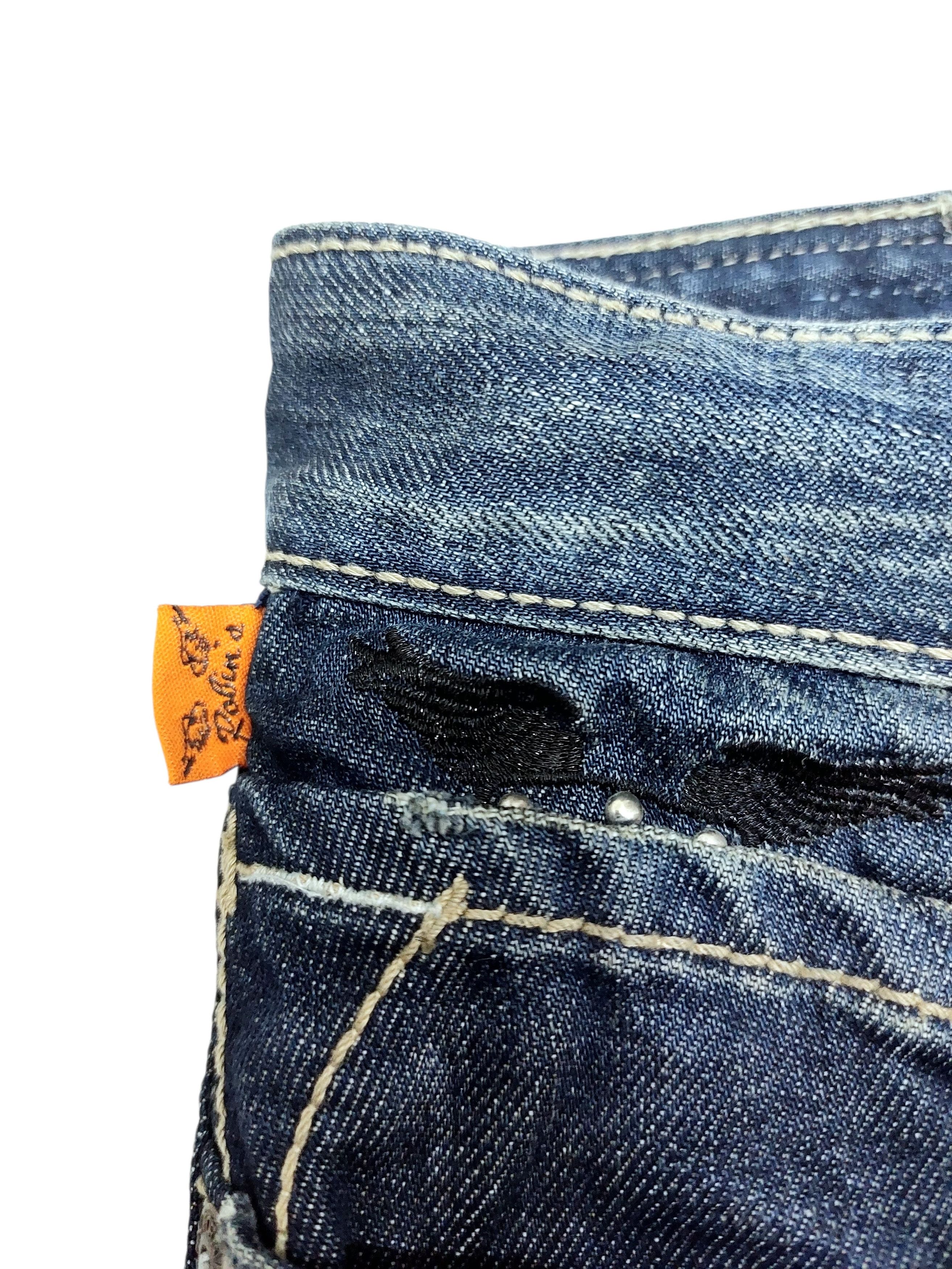 Robins Jeans Robins Jeans Studded Style Vintage Denim Size US 34 / EU 50 - 7 Thumbnail