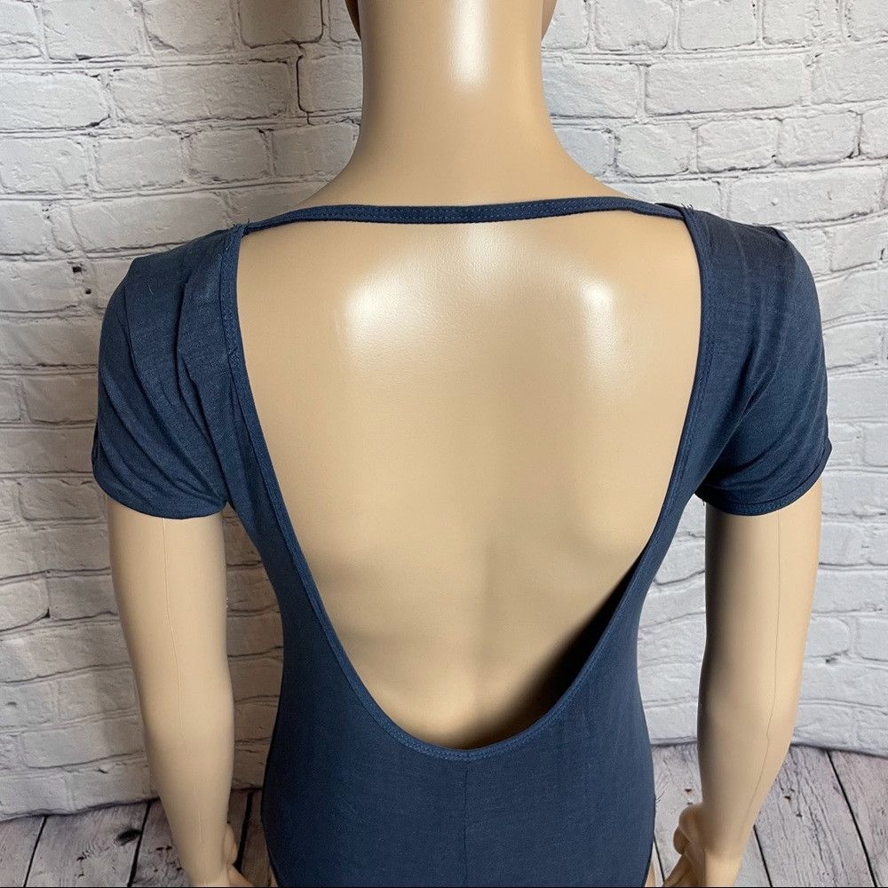 Other NWT New Olivaceous Bodysuit Blue Short Sleeves Size M Size M / US 6-8 / IT 42-44 - 5 Thumbnail