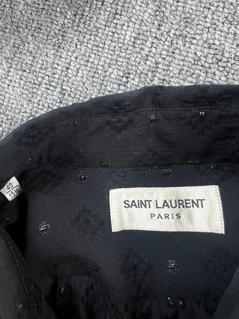 Yves Saint Laurent Saint Laurent19ss Rhombus Shimmering Shirt 2503-Nextarrow Size US XXS / EU 40 - 3 Thumbnail