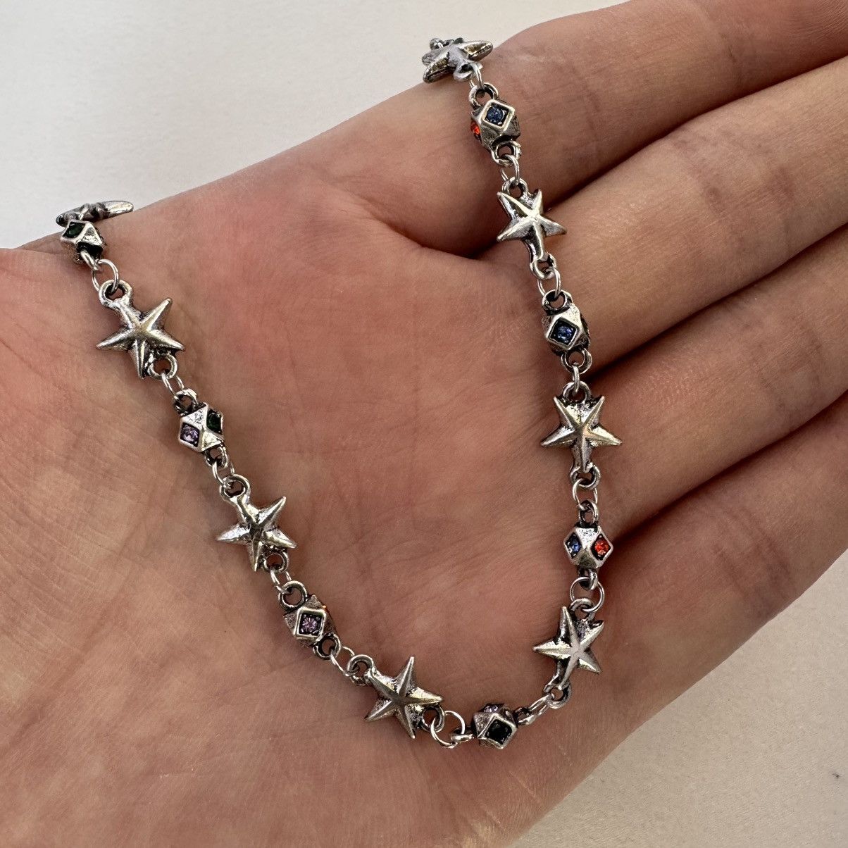 Other Pentagram Star Link Chain Necklace for Women Men Size ONE SIZE - 3 Thumbnail