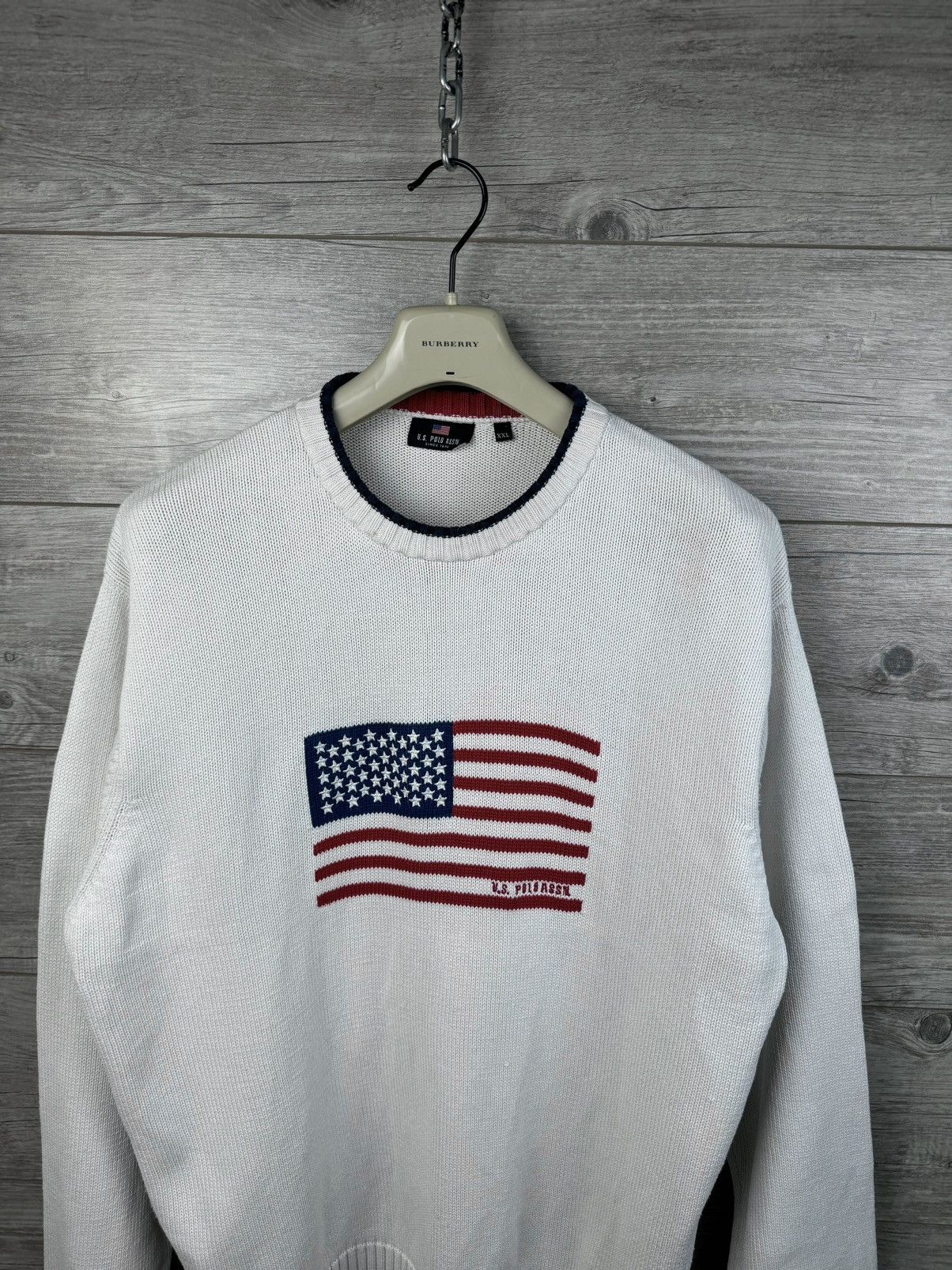 U.S. Polo Assn. Polo Ralph Lauren Vintage Sweater USA 🇺🇸 Logo 90s Size Xxl Size US XXL / EU 58 / 5 - 8 Thumbnail