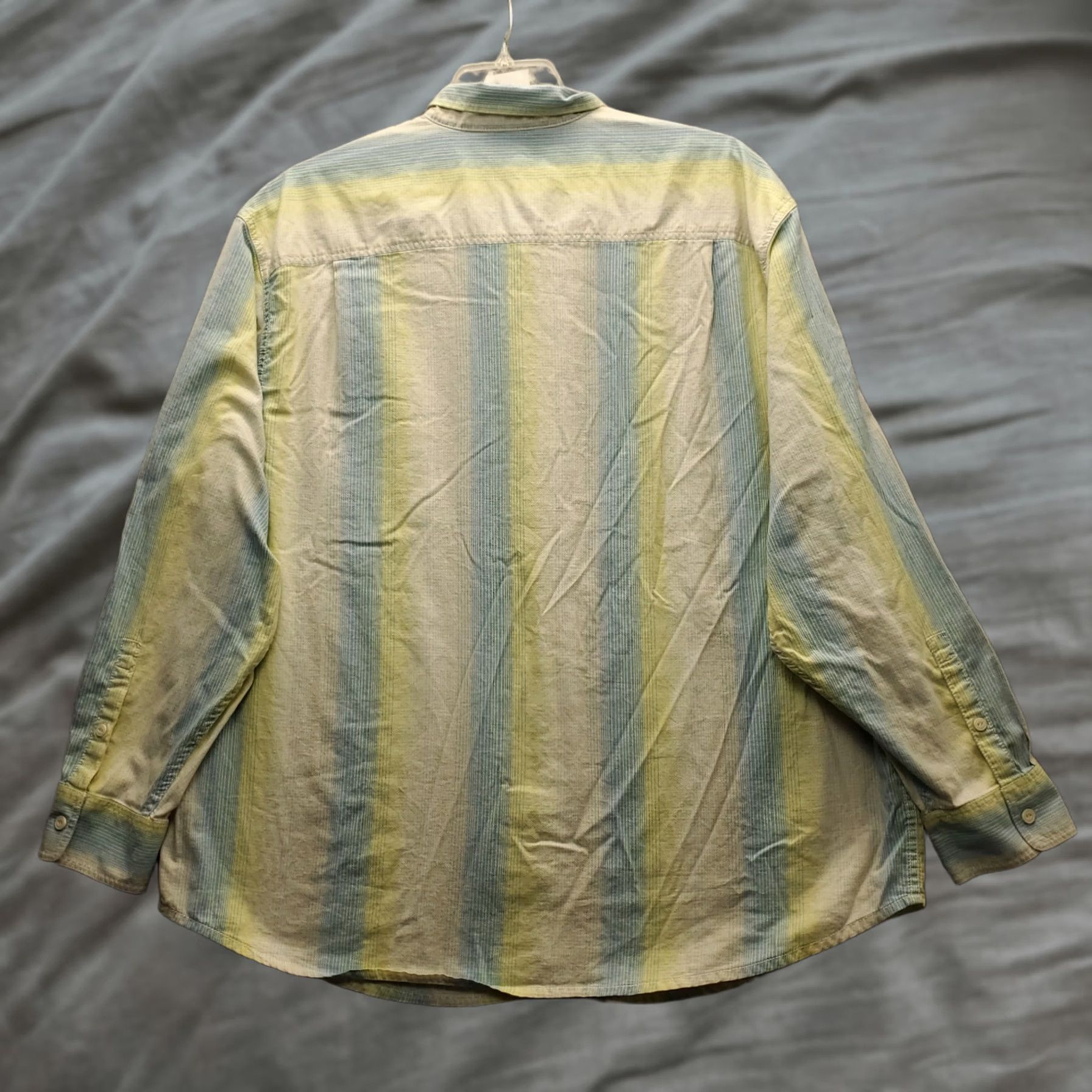 Tommy Bahama Tommy Bahama Shirt Mens Big 2X 2XB Multi Striped Relaxed Fit Long Sleeve Button Down Size US XXL / EU 58 / 5 - 1 Thumbnail