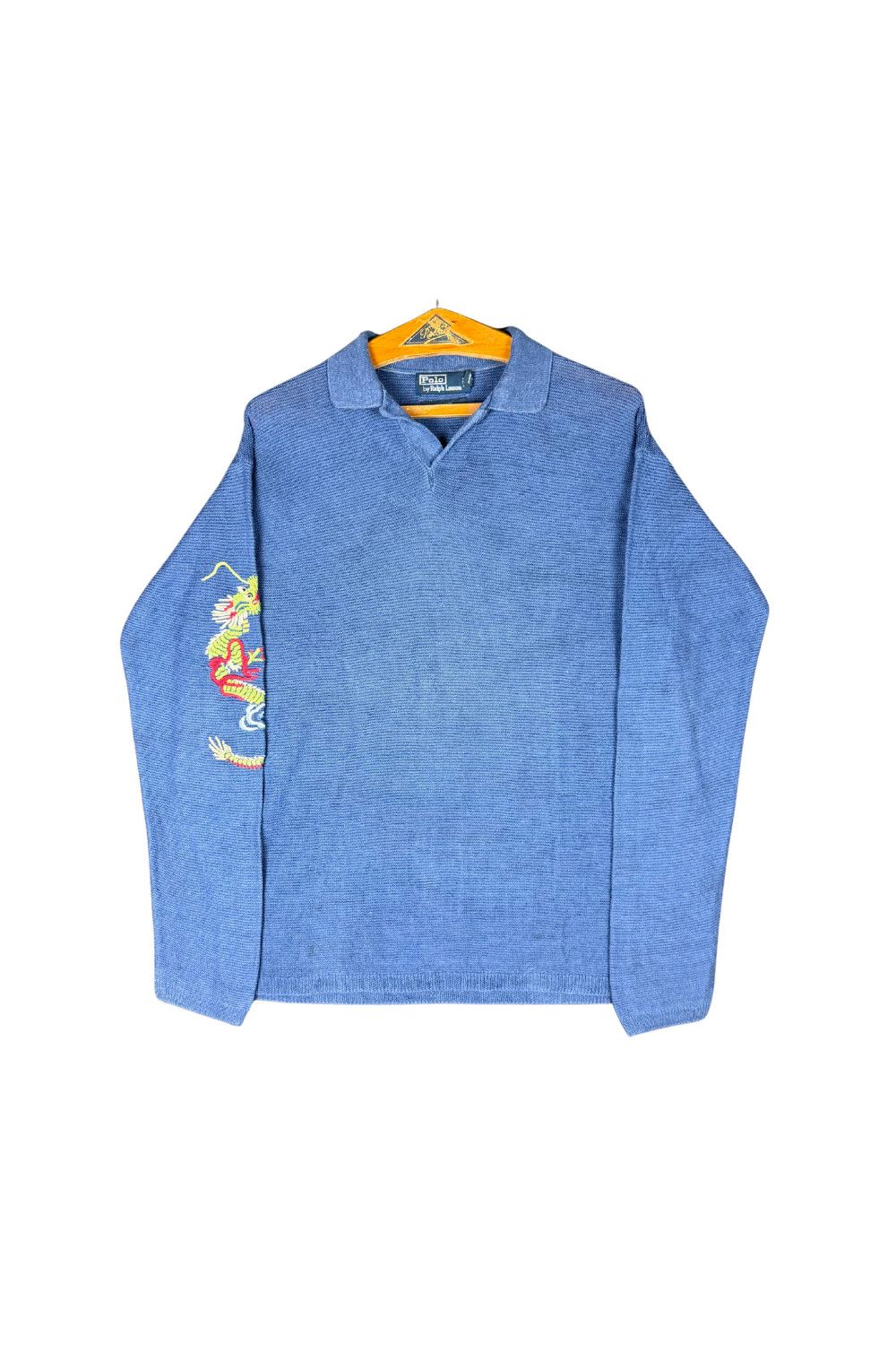 Polo Ralph Lauren Polo Ralph Lauren Dragon Embroidery Linen Knit Sweater XL Size US XL / EU 56 / 4 - 1 Thumbnail