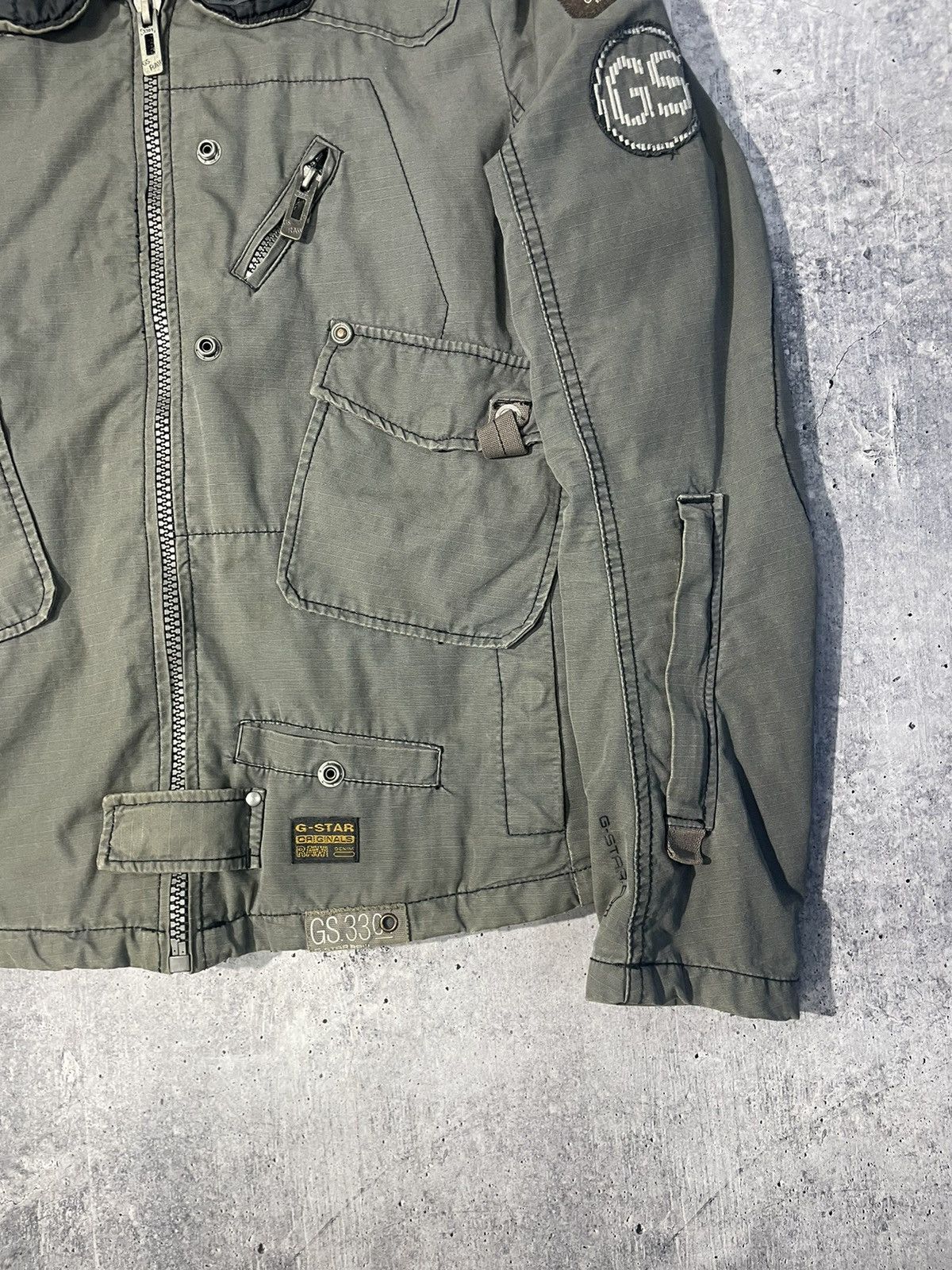 ジャケット・アウター vintage G-STAR RAW multi pocket jacket G-Star × Japanese Brand × Vintage Multipocket coach jacket G