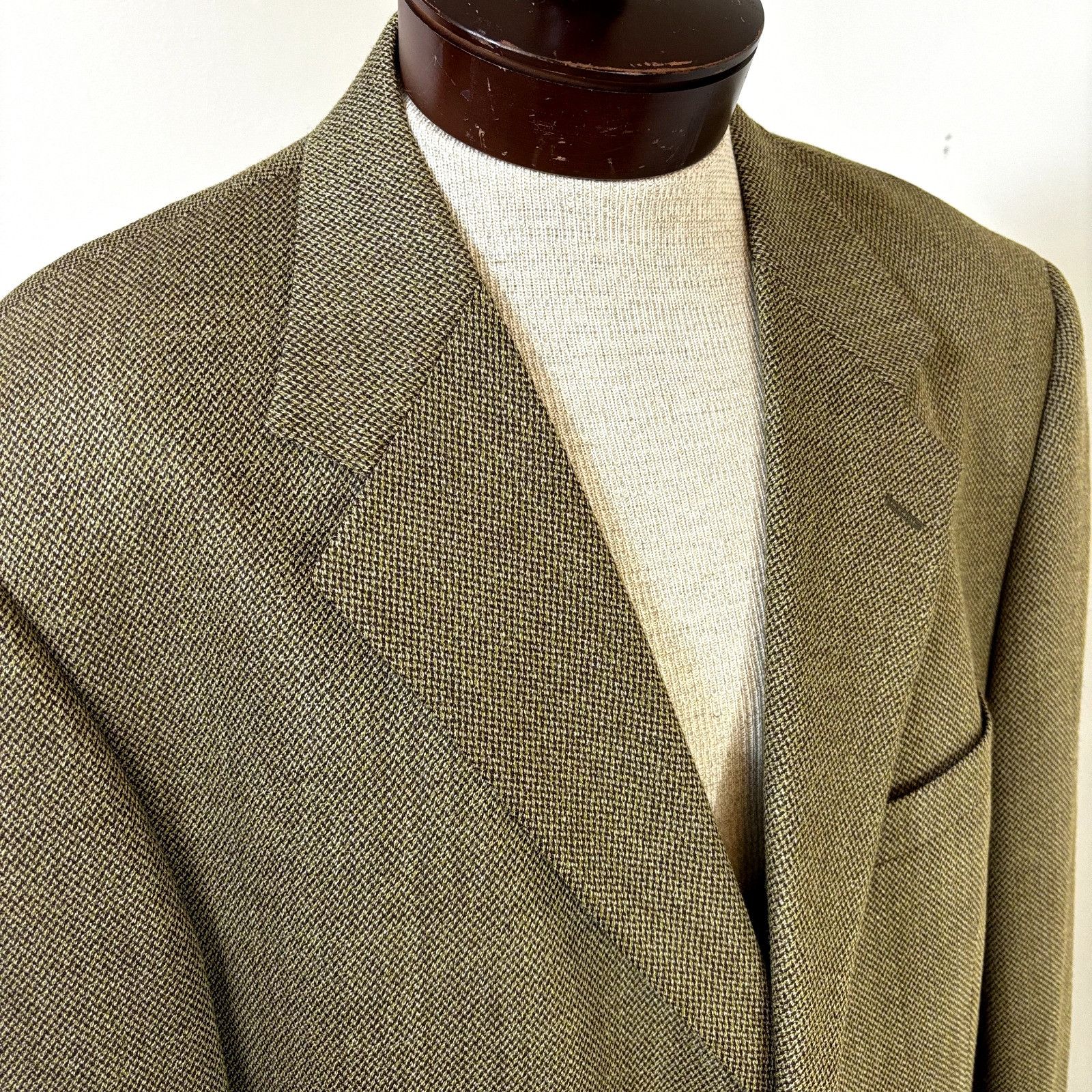 Tallia Tallia Uomo For Nordstrom Men's Sport Coat Blazer 46L Wool T Size 46L - 4 Thumbnail