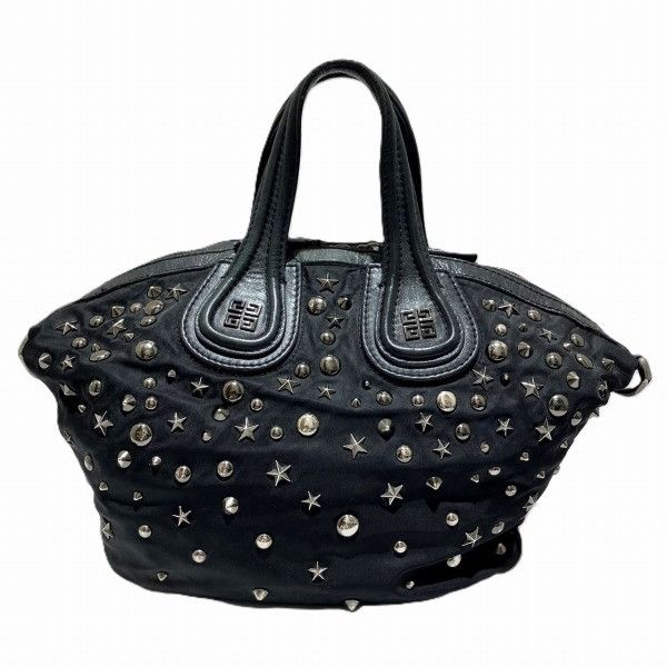 Givenchy Givenchy Givenchy Nightingale Star Studs Handbag Canvas Handbag SI0190 in Fair Condition Size ONE SIZE - 1 Thumbnail
