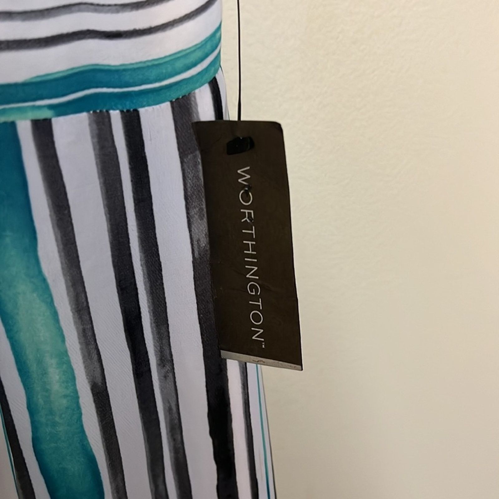 Worthington Worthington Sleeveless V-Neck Striped Maxi Dress Size 6 Size M / US 6-8 / IT 42-44 - 7 Thumbnail