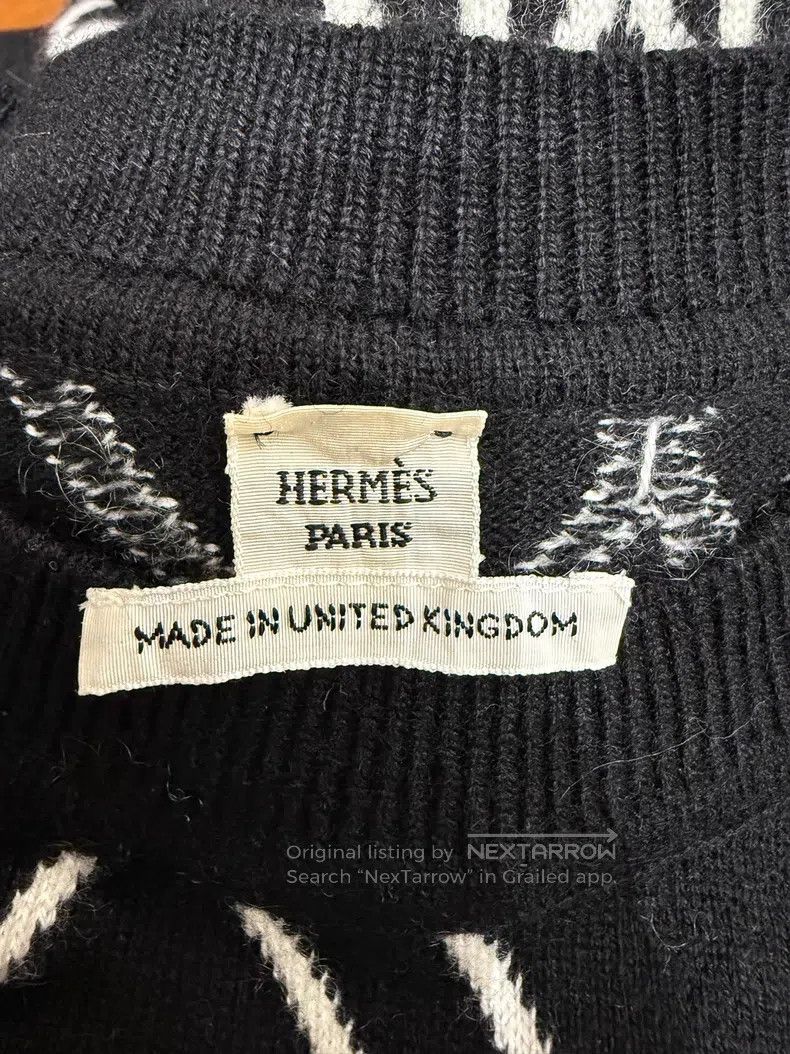 Hermes Hermes Black Cashmere Sleeveless Dress Size XS / US 0-2 / IT 36-38 - 4 Thumbnail