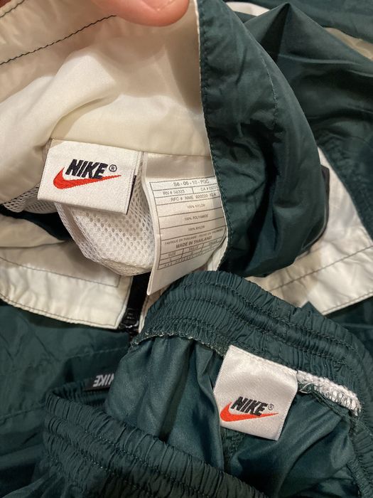 Nike Nike Vintage Tracksuit y2k nylon drill big logo rare M L