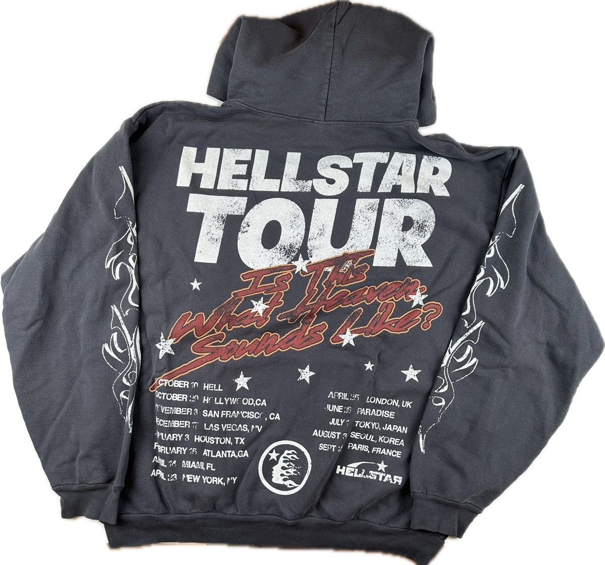 HELLSTAR Hellstar Overseas Collection Tour Hoodie Size US XL / EU 56 / 4 - 4 Thumbnail