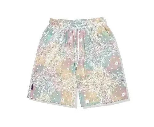 Japanese Brand 21SS Tokyo Union Multi Color Bandana Paisley Sweat Shorts Size US 32 / EU 48 - 1 Thumbnail