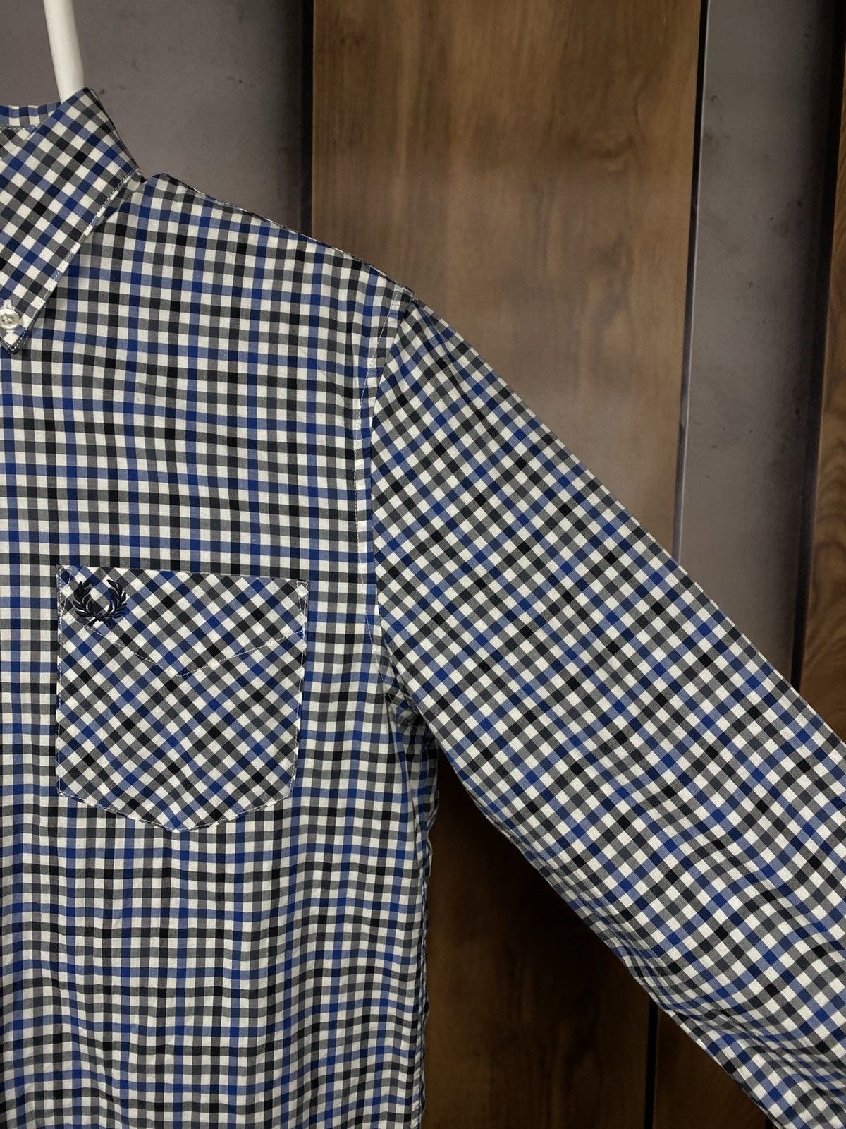 Fred Perry 🍃Shirt Button Up Fred Perry Flannel Checkered Luxury Tee🍃 Size US S / EU 44-46 / 1 - 8 Thumbnail