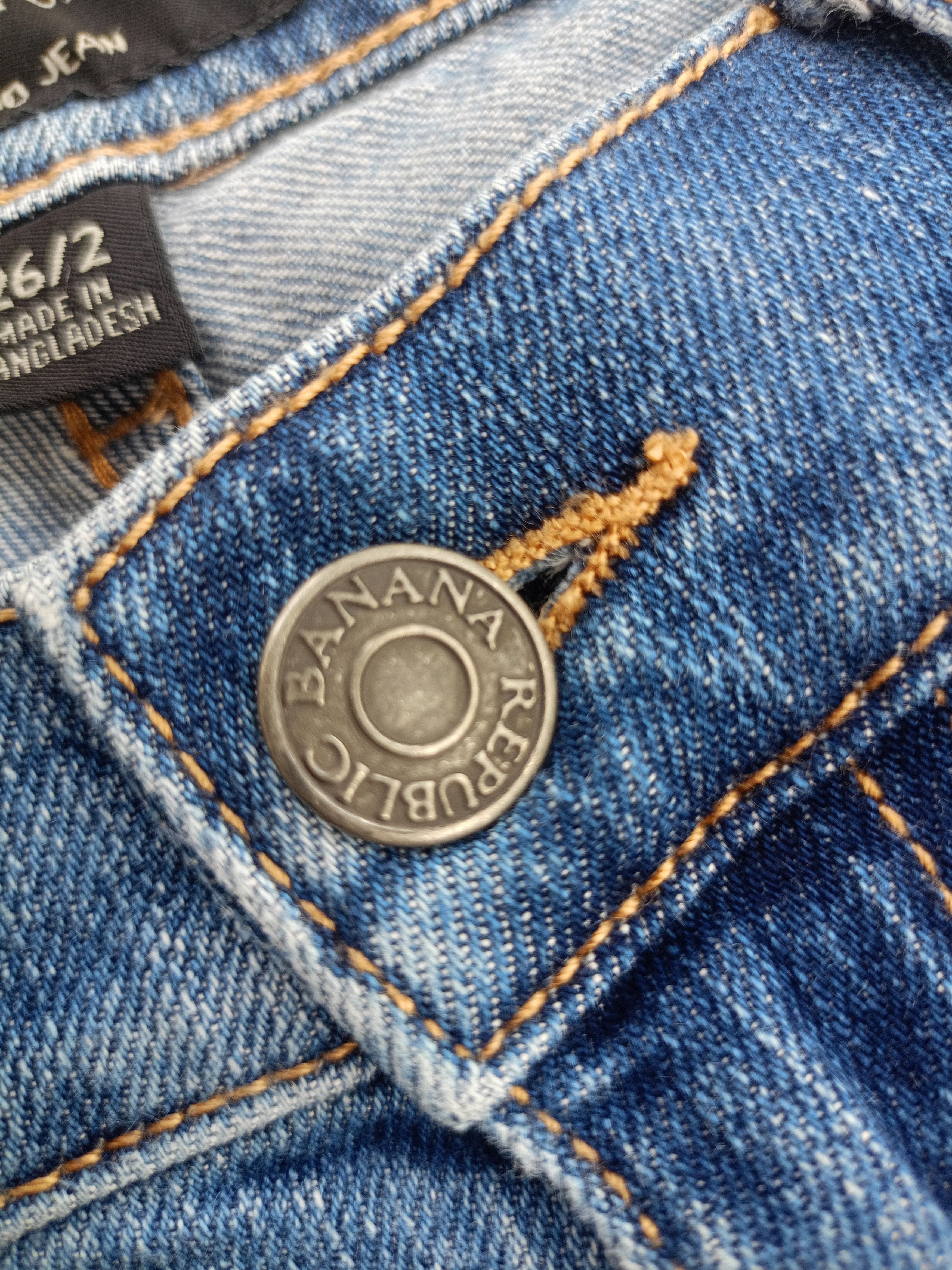 Banana Republic BANANA REPUBLIC Slim Fit Distressed Streetwear Jeans Size 26" / US 2 / IT 38 - 12 Thumbnail