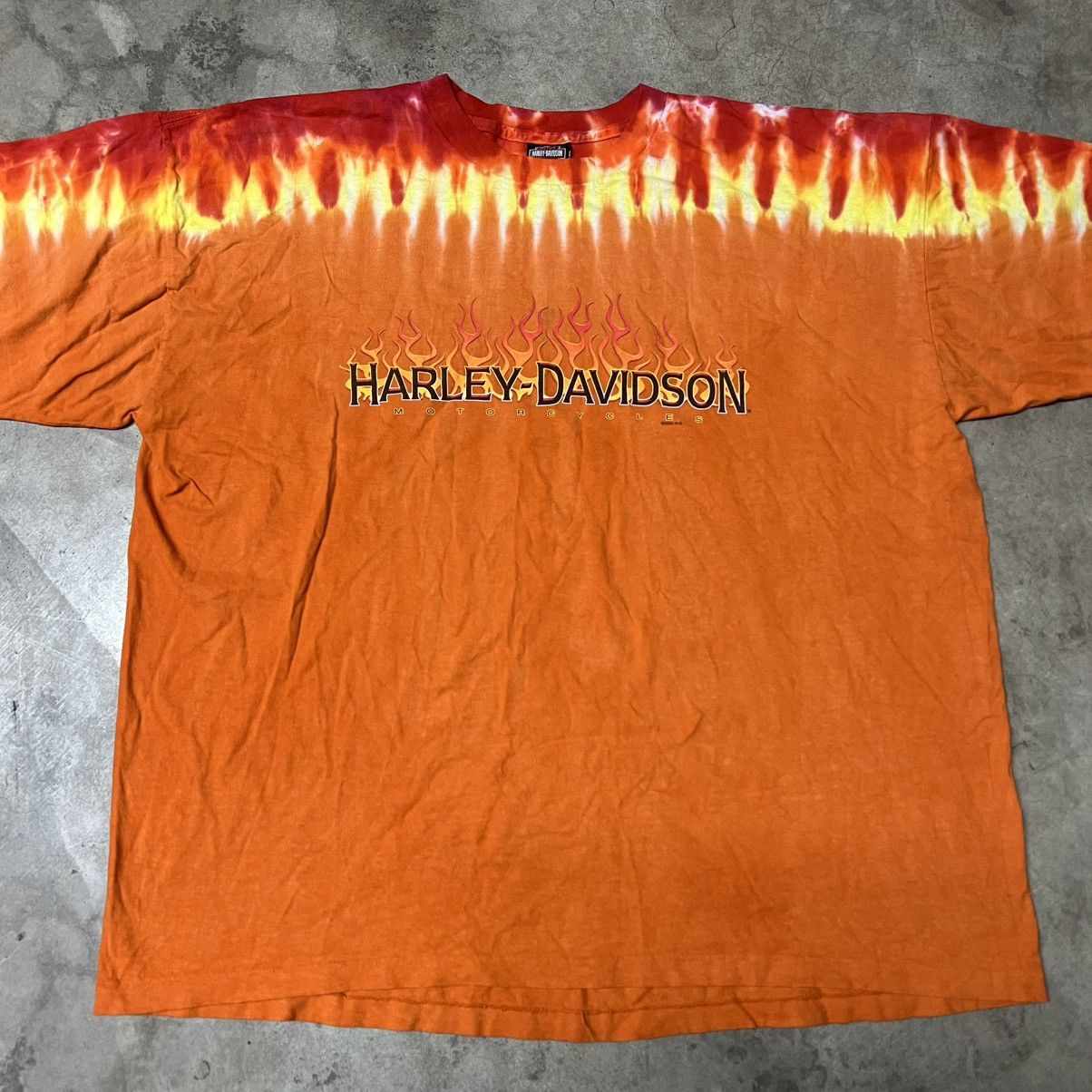 Harley Davidson × Vintage Vintage 2006 Harley Davidson 🇺🇸 Tie-Dye Long-Sleeve T-Shirt Size US XXL / EU 58 / 5 - 3 Thumbnail