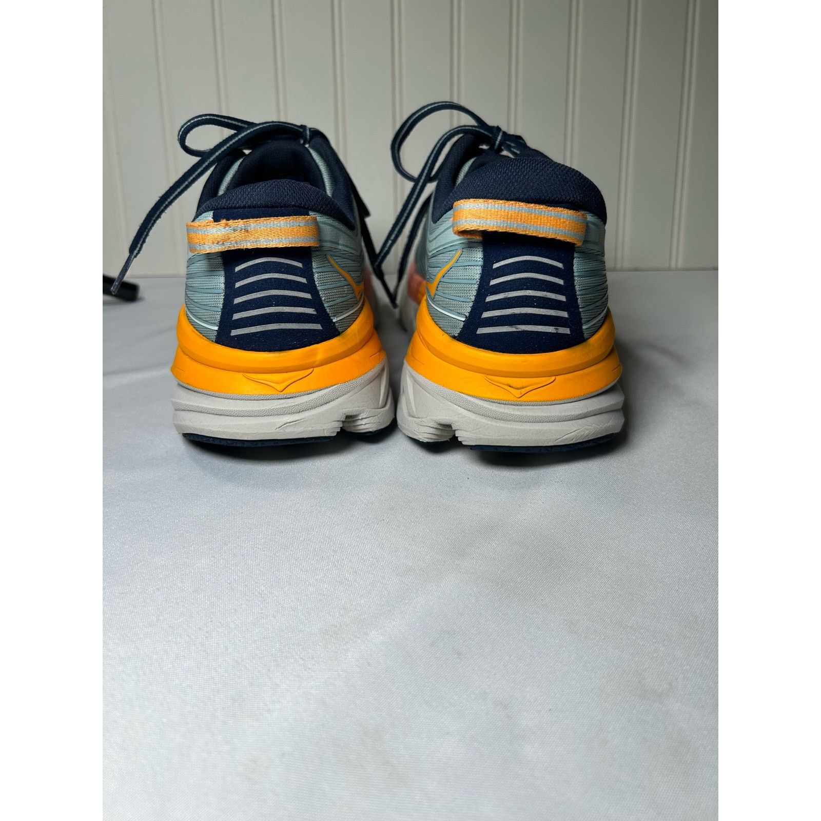 Hoka Hoka One One Bondi 7 Running Shoes Womens 10.5 Blue Size US 10.5 / IT 40.5 - 4 Thumbnail