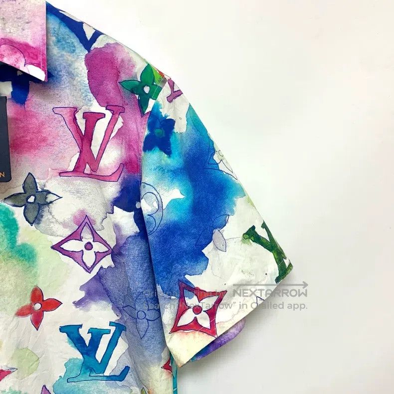 Louis Vuitton Louis Vuitton Ink Painting Series Full Print Cardigan Shor Size US XS / EU 42 / 0 - 8 Thumbnail
